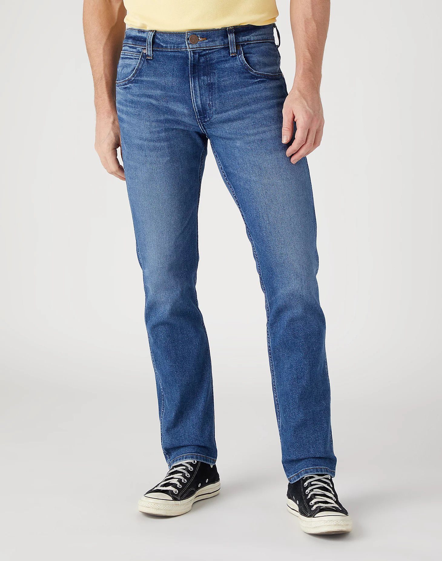 5-Pocket-Jeans WRANGLER GREENSBORO smoke sea W15QYLZ71