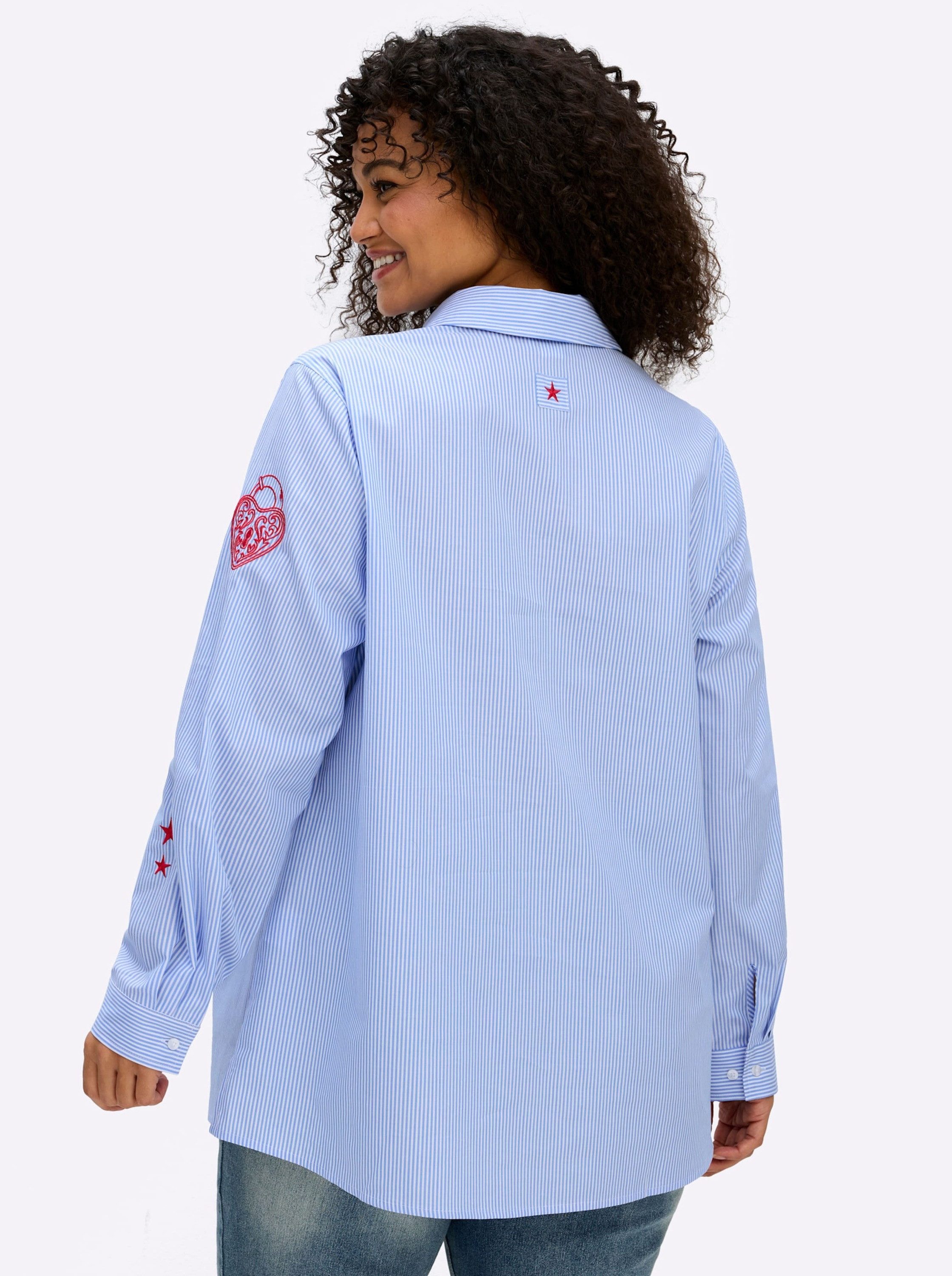 sheego by Joe Browns Klassische Bluse Langarm-Bluse Langarm günstig online kaufen