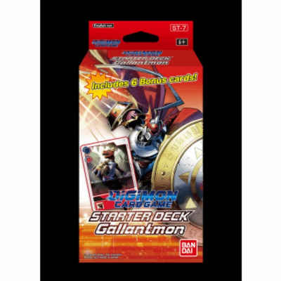 Bandai Sammelkarte Digimon Card Game - Starter Deck Gallantmon ST-7 - EN, Englisches Sammelkartenspiel