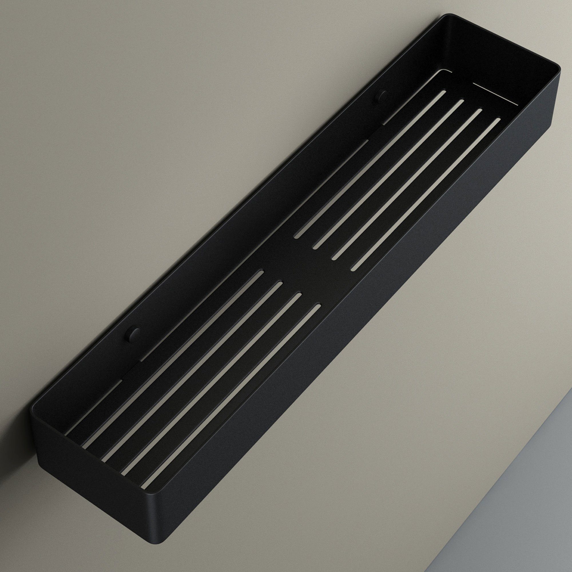 doporro Duschablage Duschablage Matt Schwarz Edelstahl Aufbewahrungsregal W günstig online kaufen