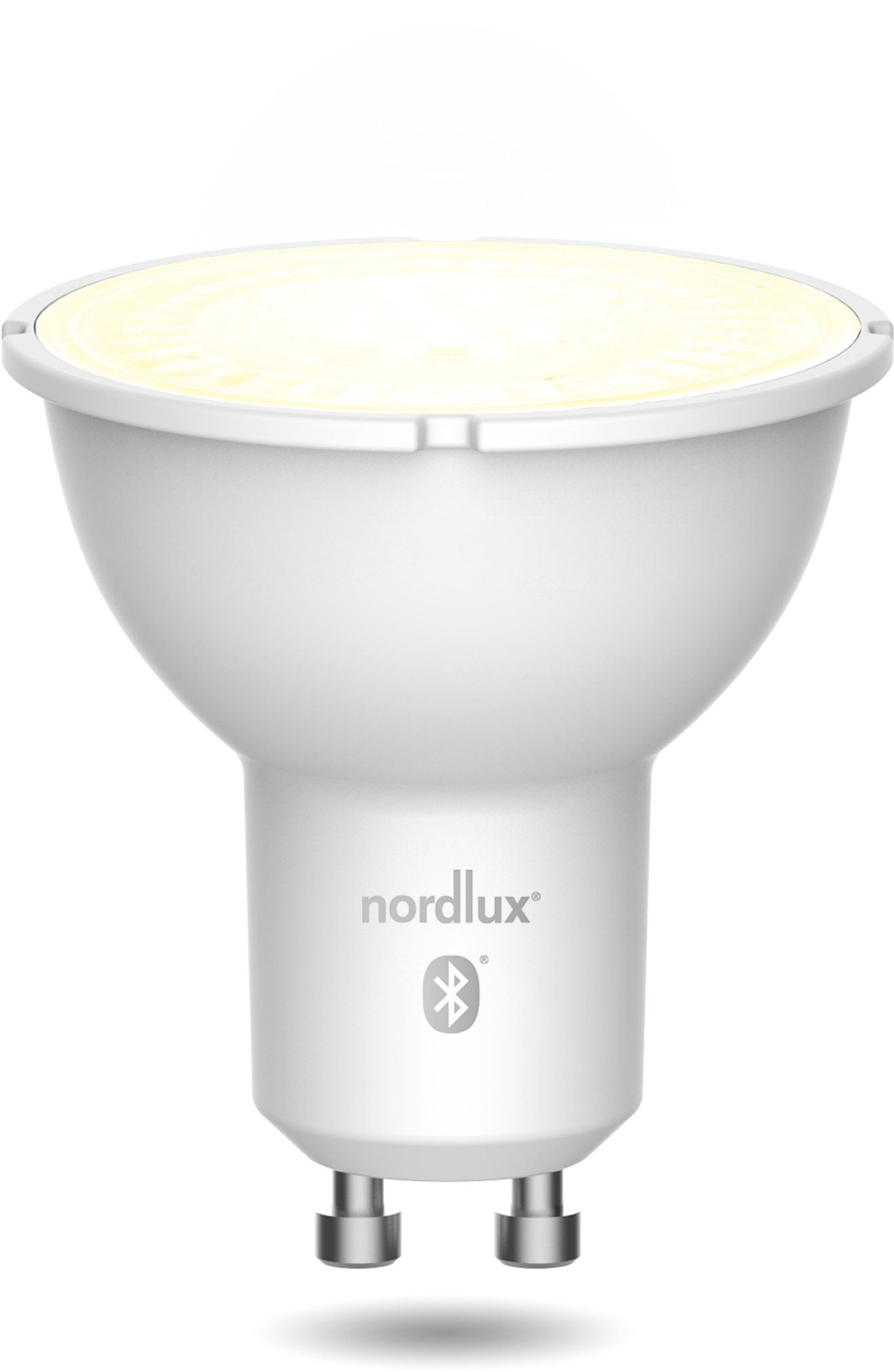 Nordlux LED-Leuchtmittel Smartlight, GU10, Lichtstärke, Bluetooth Smart Steuerbar, 1 Lichtfarbe, oder Wifi Home Farbwechsler, St., mit