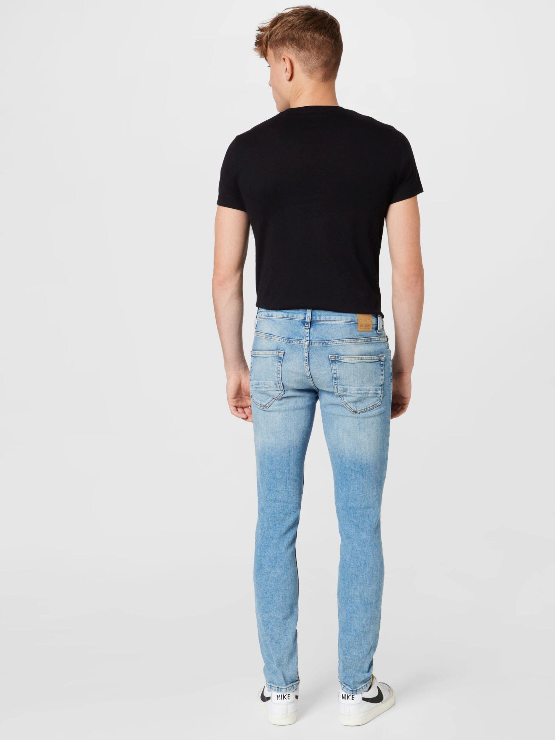 Only & Sons Herren Jeans ONSLOOM FG 1409 - Slim Fit - Blau - Blue Denim günstig online kaufen
