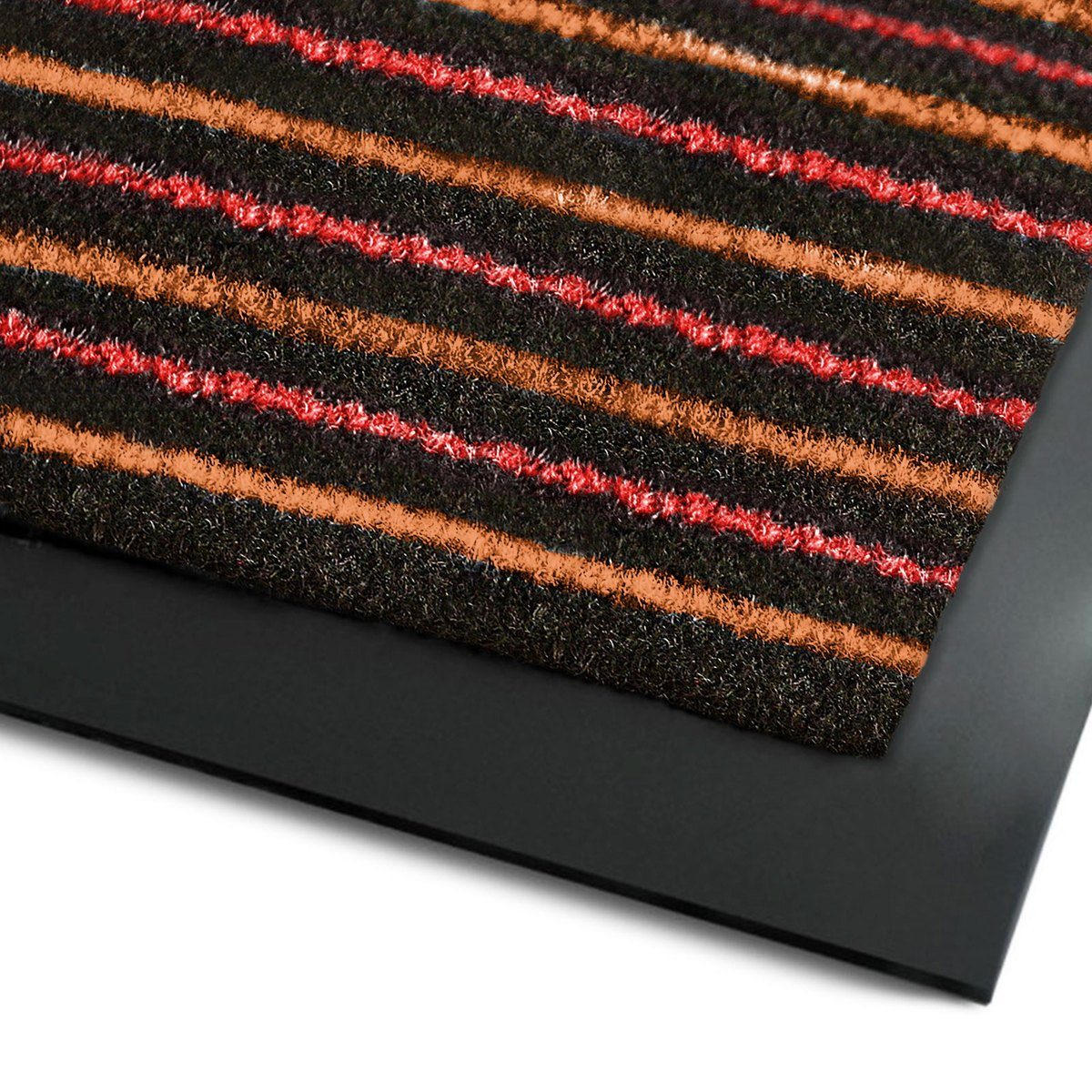 SKY Schmutzfangmatten Fußmatte Tango Rot, Erhältlich in 3 Größen, Eingangsmatte, rechteckig, Höhe: 6 mm