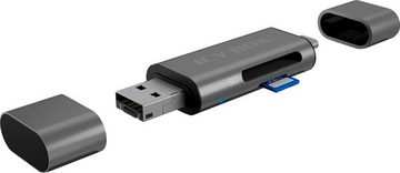 ICY BOX ICY BOX SD/MicroSD USB 3.0 Card Reader mit Type-C®/-A/microB und OTG Computer-Adapter