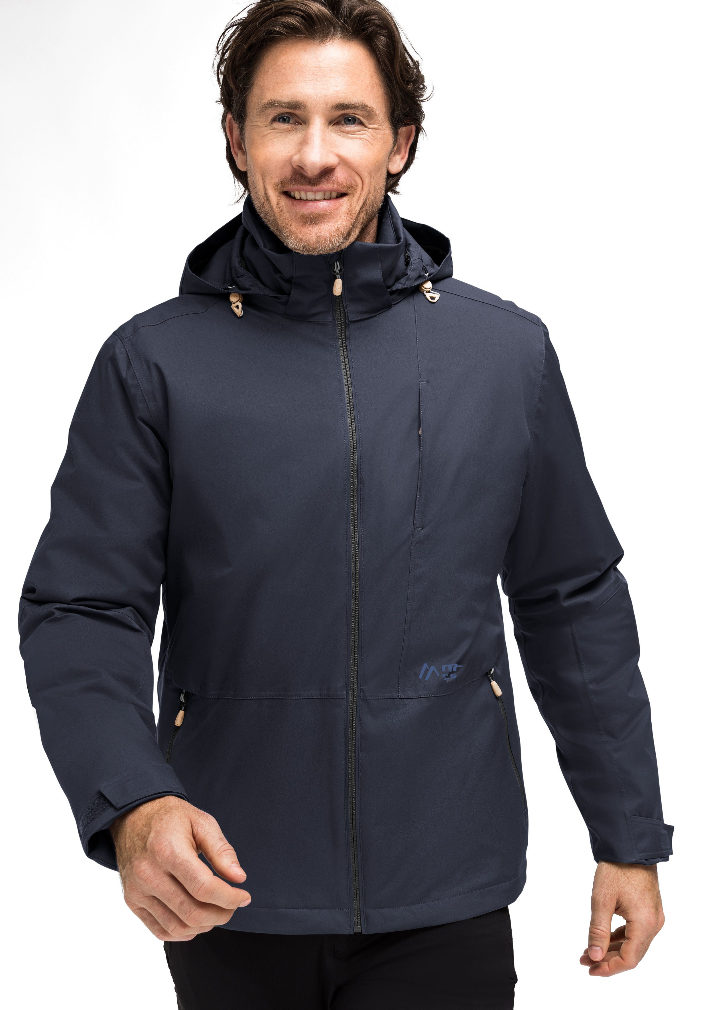 Pro Nachhaltig hergestellte Funktionsjacke M Sports Therm Maier dunkelblau Clima Outdoorjacke