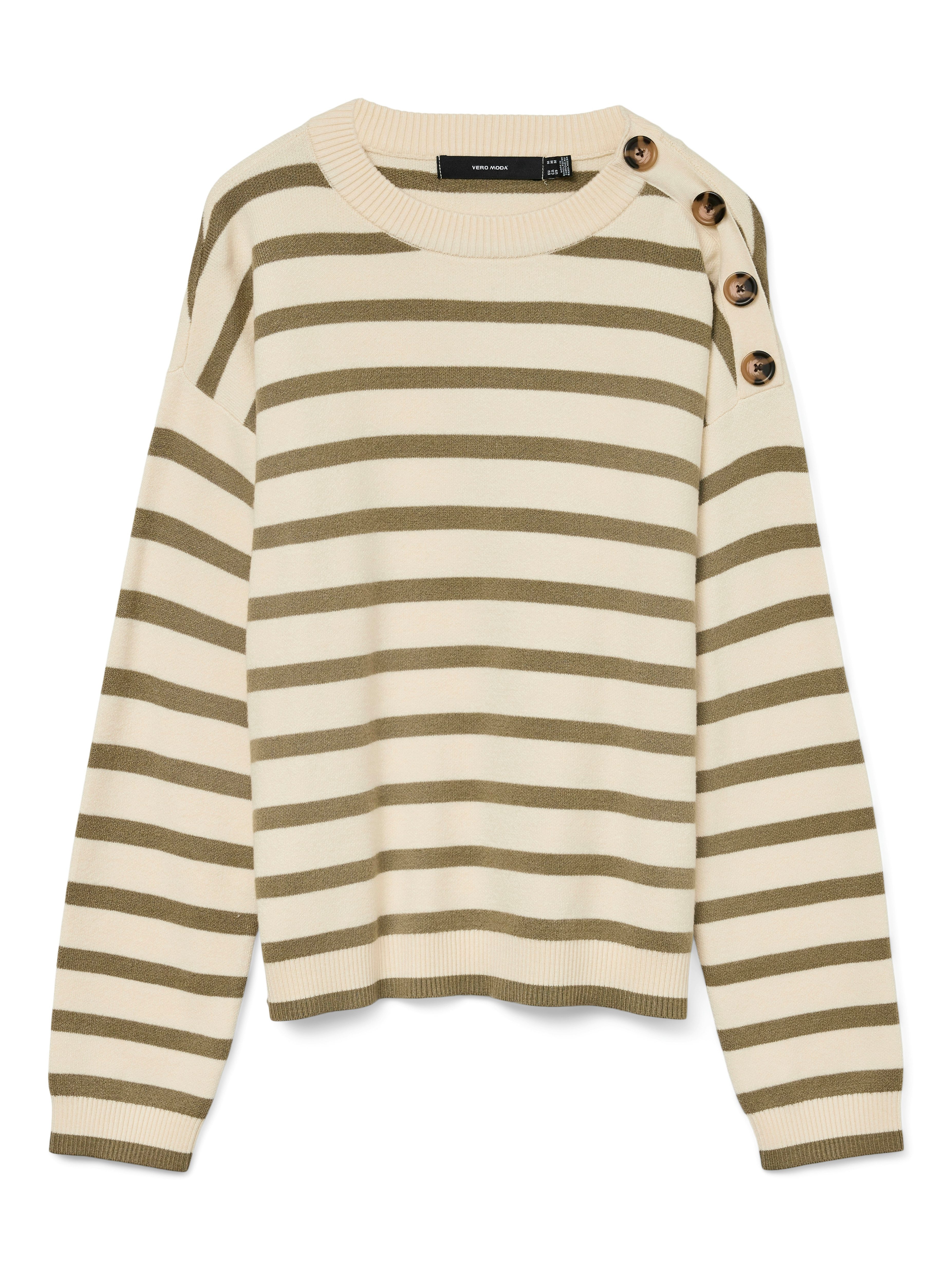 Vero Moda Rundhalspullover VMSABA LS O-NECK günstig online kaufen