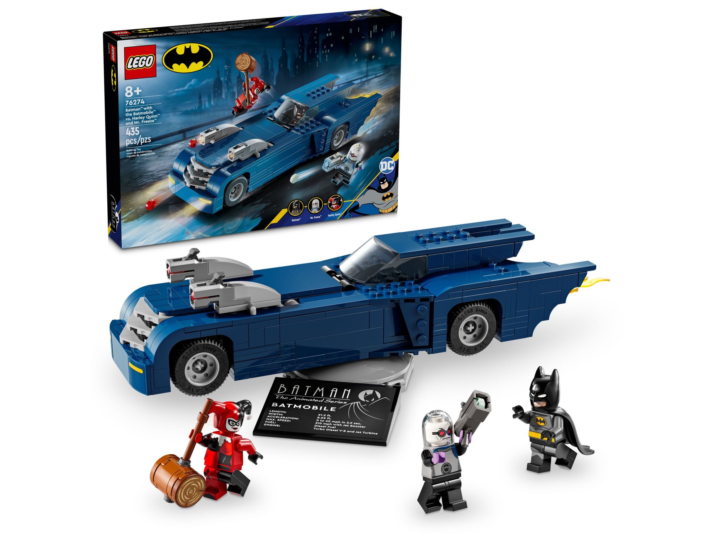 LEGO® LEGO® Super Heroes 76274 Batman™ im Batmobil™ vs. Harley Quinn™ Konstruktionsspielsteine