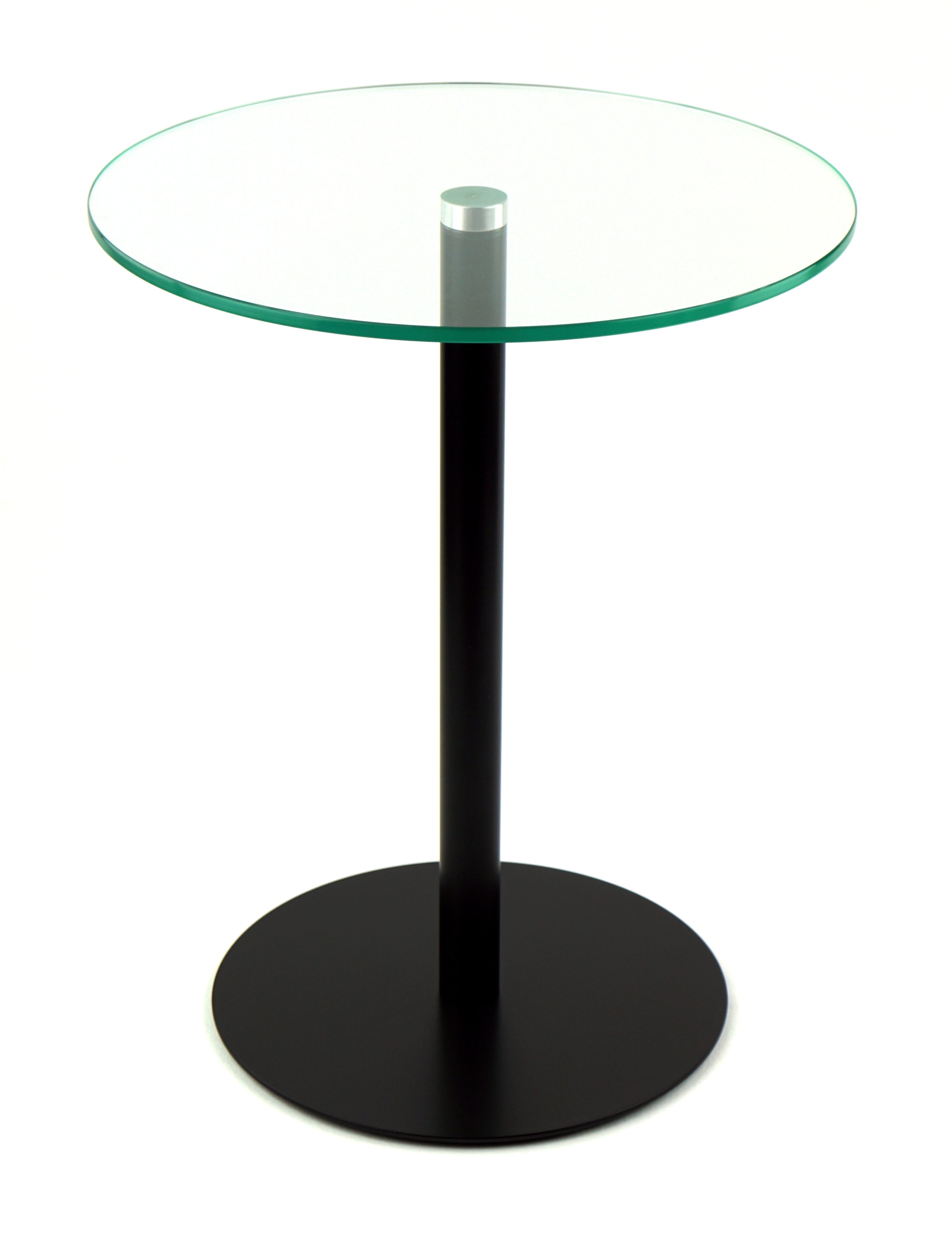 freeroom24 Beistelltisch Johanna Ø40cm in Schwarz matt, verschiedene Höhen Lieferbar, Made in Germany