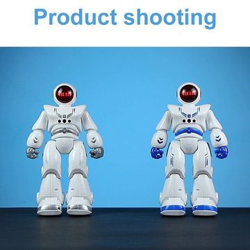 Gontence Lernroboter Ferngesteuert Roboter Spielzeug für Kinder,Intelligent Programmier (RC Roboter mit Gestensteuerung/Walk Lernen Spielzeug Geschenk)
