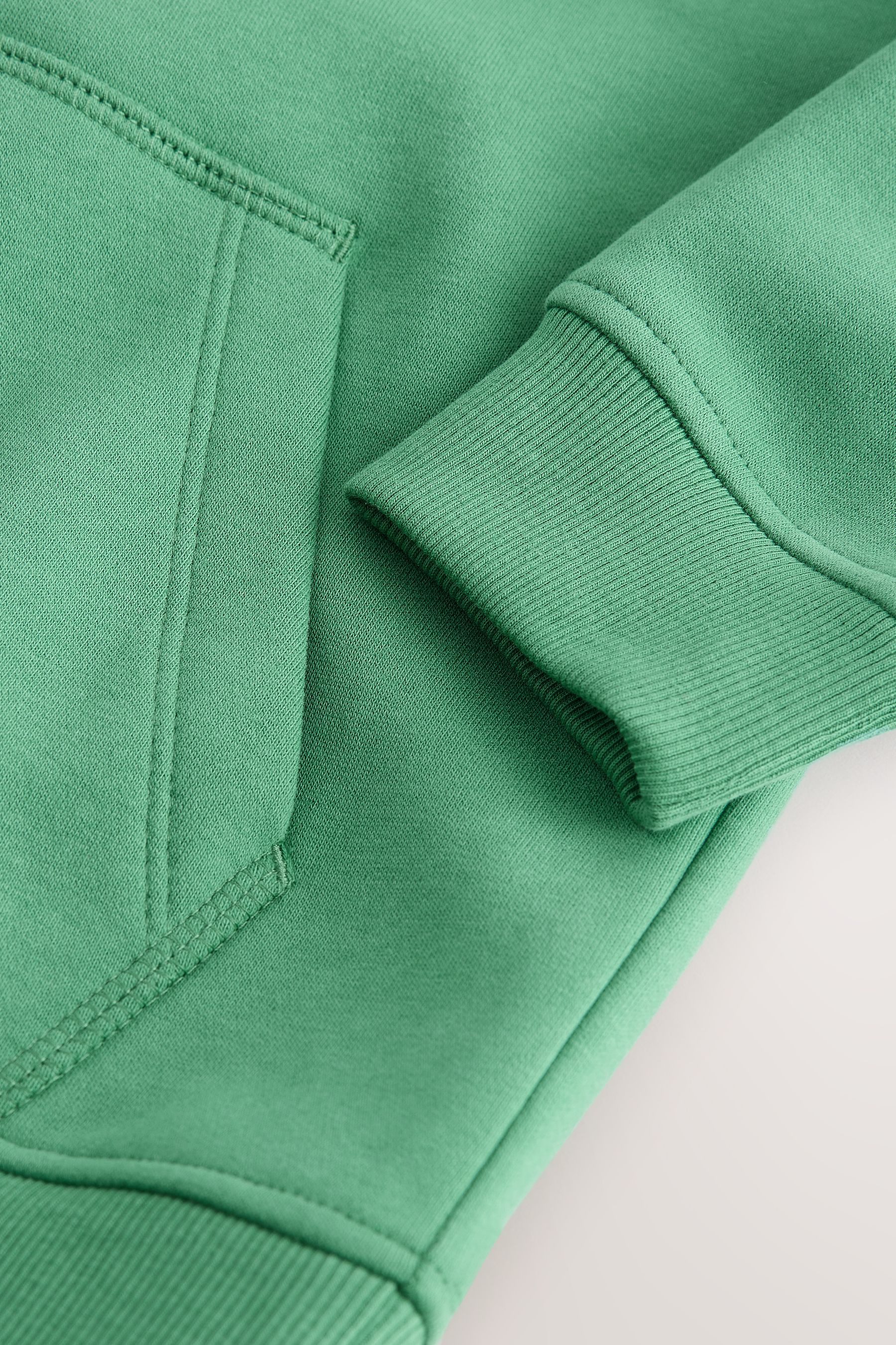 Next Hoodie Einfarbiges Jersey-Hoodie (1-tlg) – Bild 3 von 5