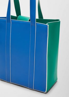 s.Oliver Tragetasche Shopper in Colour Blocking-Optik