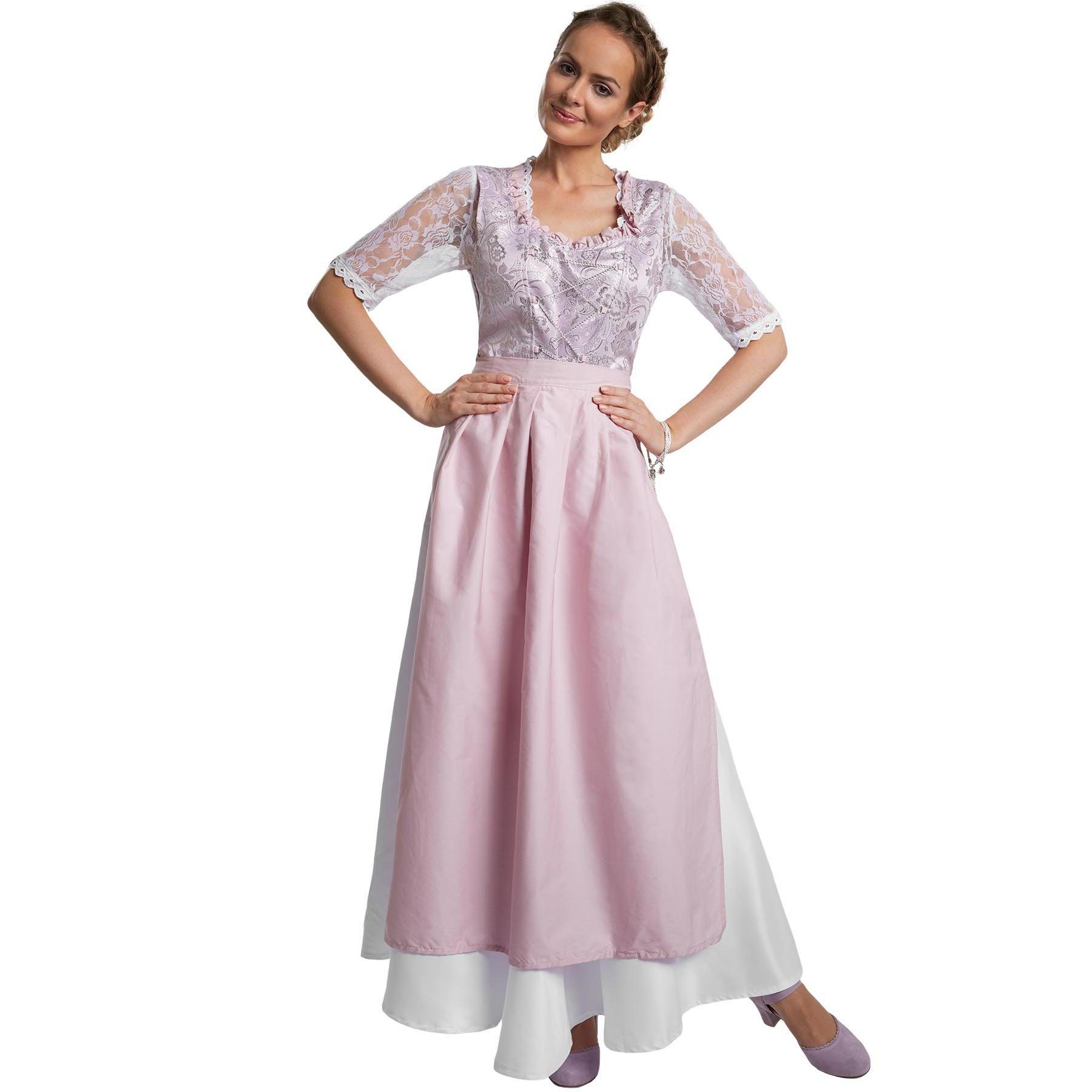 dressforfun Dirndl Frauenkostüm Maxi-Dirndl Neuschwanstein Modell 2