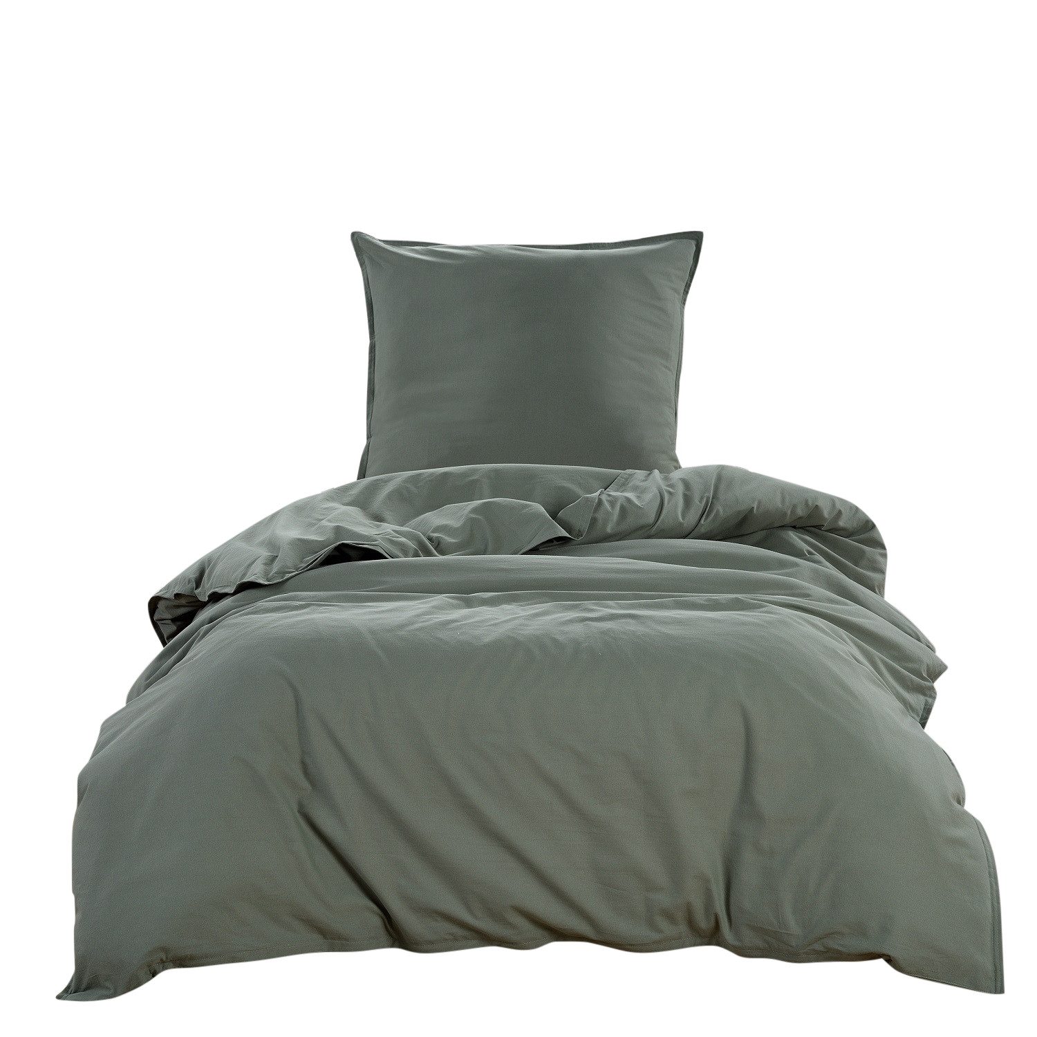 wometo Bettwäsche Stone Washed in Gr. 135x200, 155x220, Renforcé, OEKO-TEX® günstig online kaufen