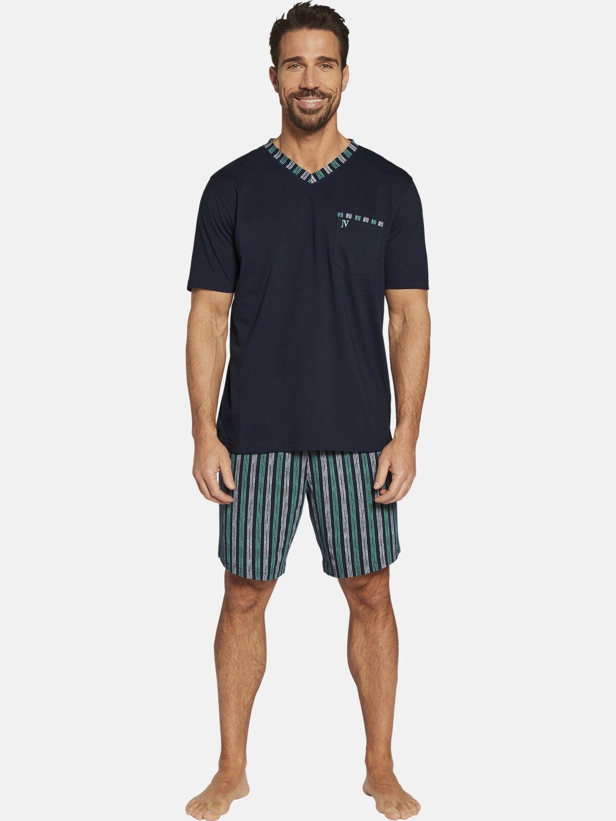 Jan Vanderstorm Shorty HAGER (Set, 2 tlg), Bund mit Gummizug