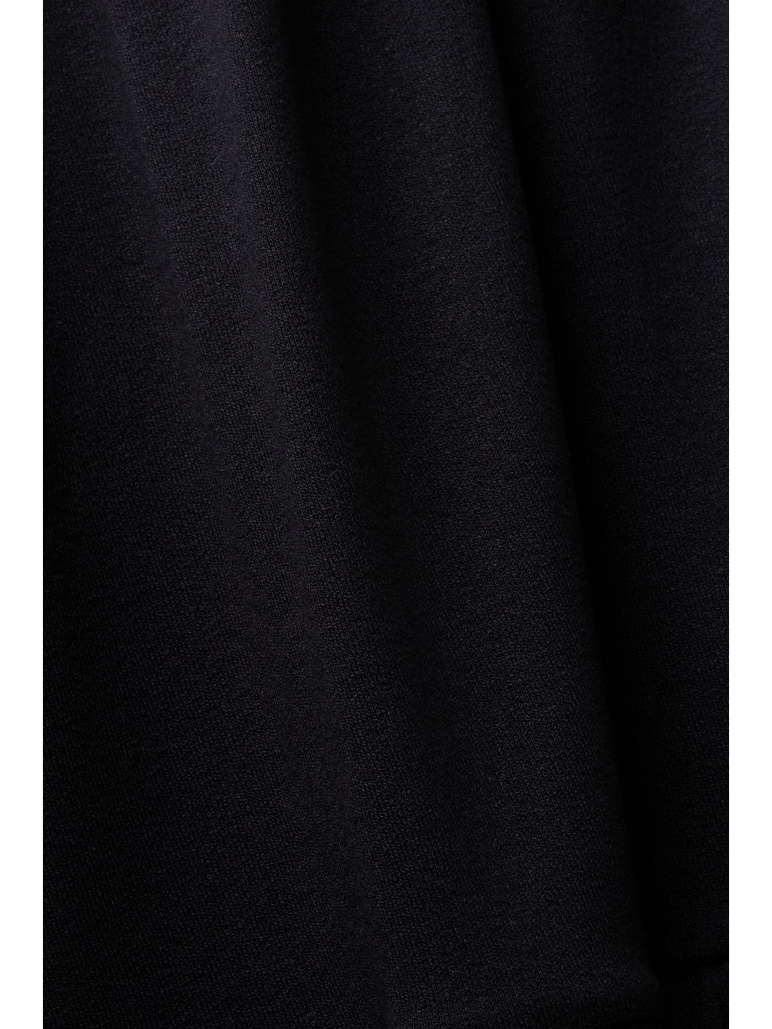by Esprit Minikleid BLACK Minikleid mit Stufenvolant, edc ECOVERO™ LENZING™