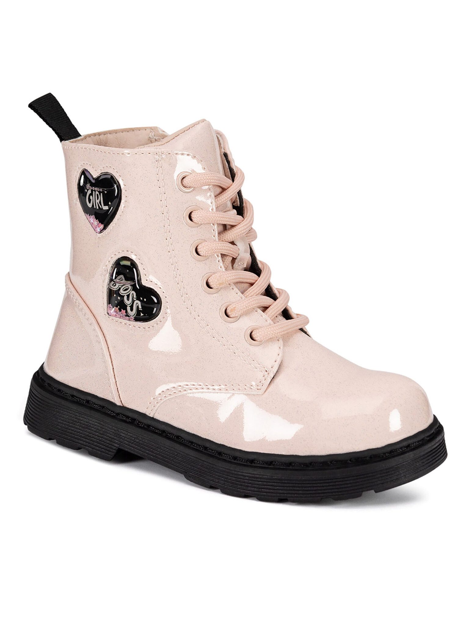 nelli blu Nelli Blu Schnürschuhe Mädchen CM231212-1 Rosa Schnürschuh