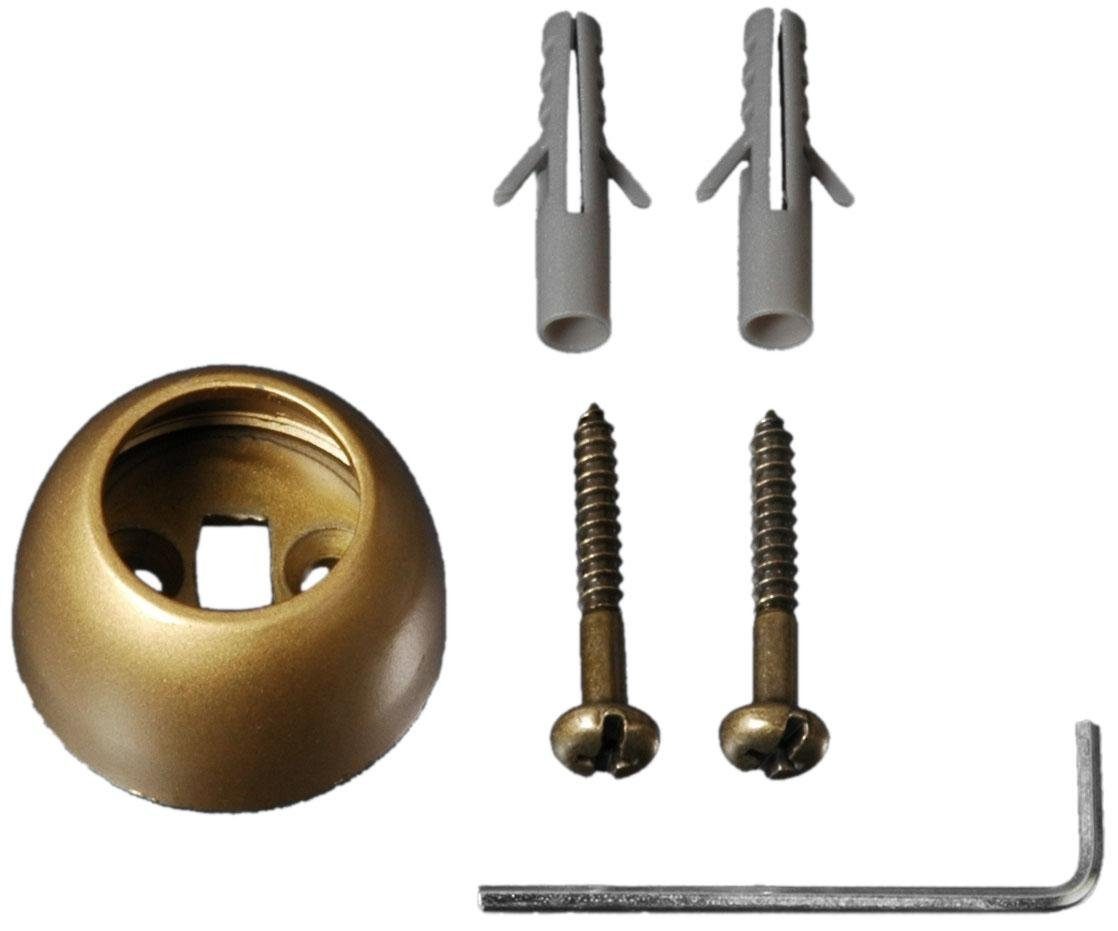 Liedeco Wandbefestigung, Gardinenstangen, (1-St), für Gardinenstangen Ø 20 günstig online kaufen