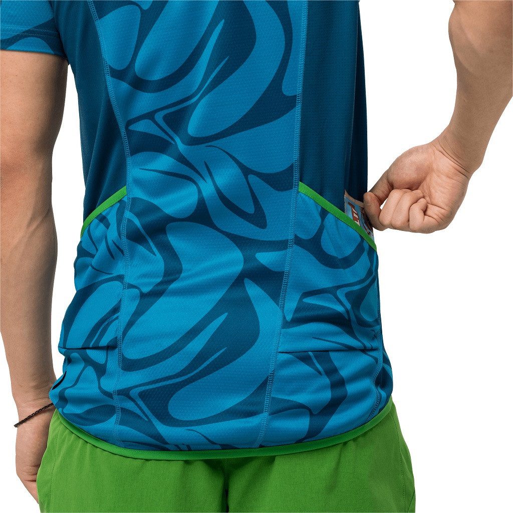 Jack Wolfskin T-Shirt Fahrrad-Funktionsshirt Gradient T blau Herren