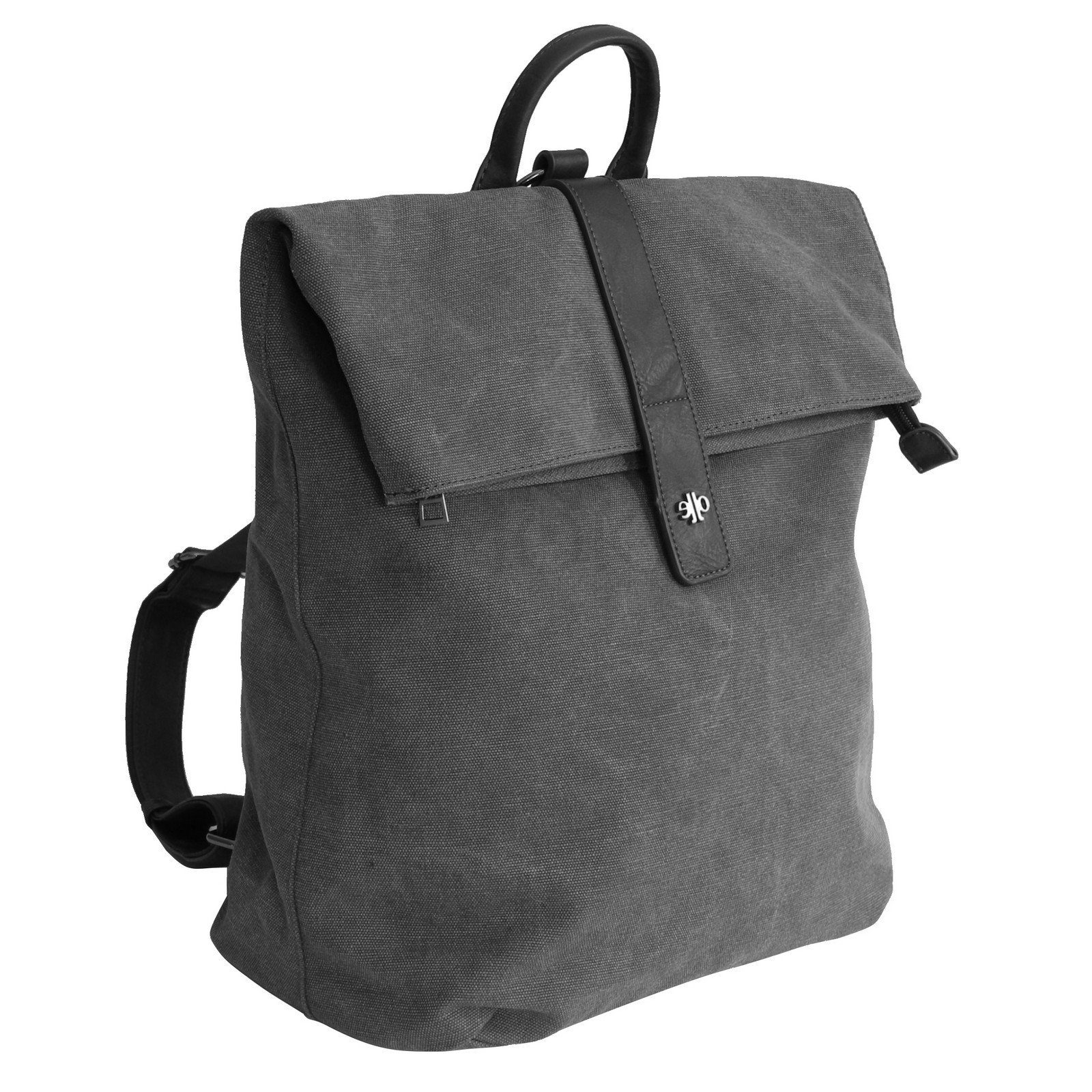 Jennifer Jones Rucksack Jennifer Auswahl Jones Rucksack - Canvas großer Grau Damen Freizeittasche