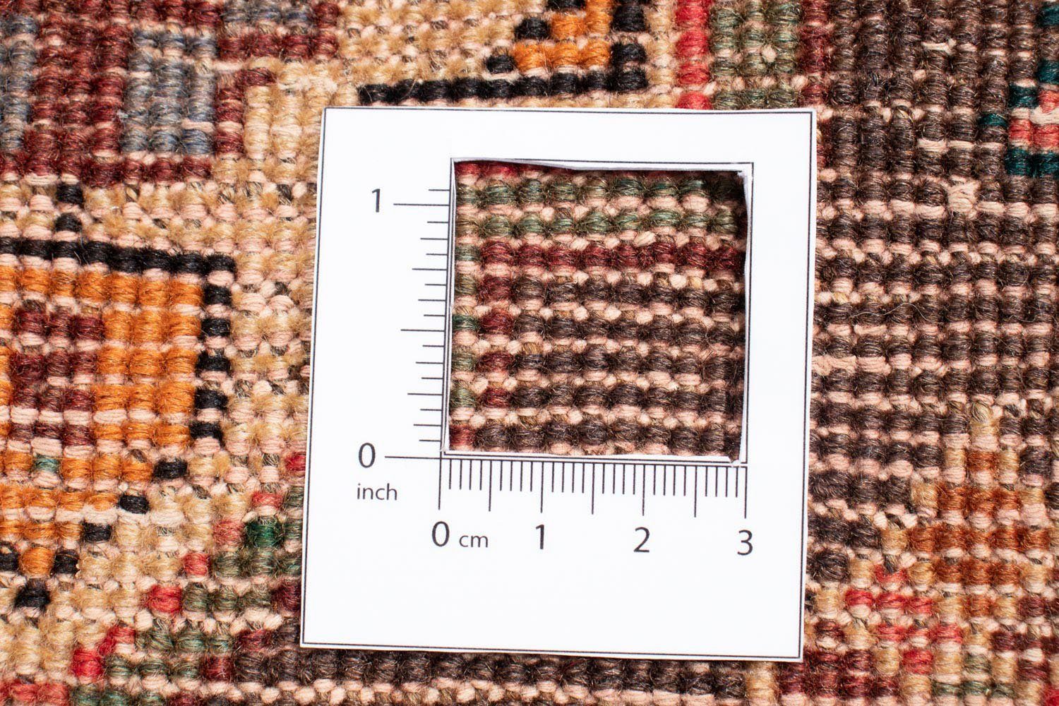 Orientteppich Perser - Nomadic 10 Zertifikat dunkelrot, mm, - 206 cm morgenland, Handgeknüpft, Höhe: 304 Einzelstück rechteckig, - mit x Wohnzimmer