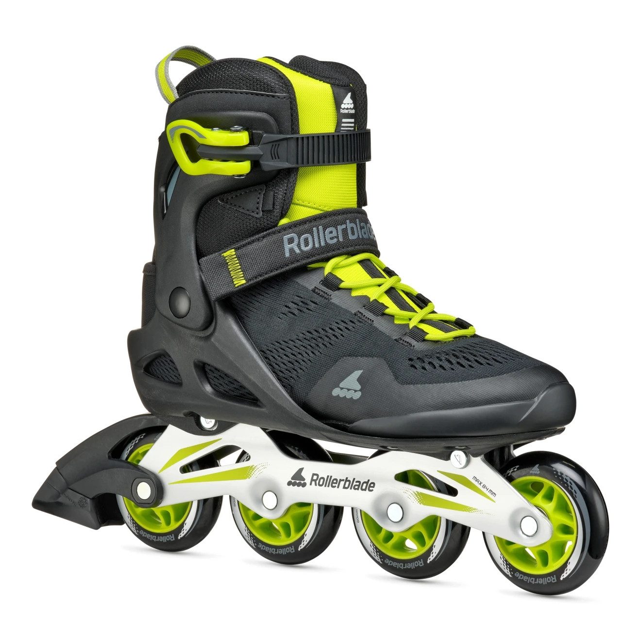 ROLLERBLADE Роликовые коньки MACROBLADE 80 NG01 SCHWARZ/LIME
