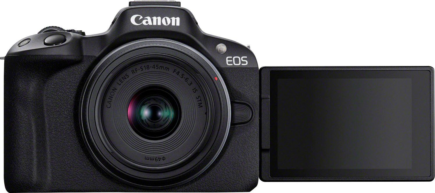 IS Bluetooth, RF-S Kit Canon IS) + EOS IS Systemkamera STM, 18-45 STM WLAN, inkl. 24,2 F4.5-6.3 MP, Objektiv F4.5-6.3 RF-S 18-45mm (RF-S 18-45mm R50