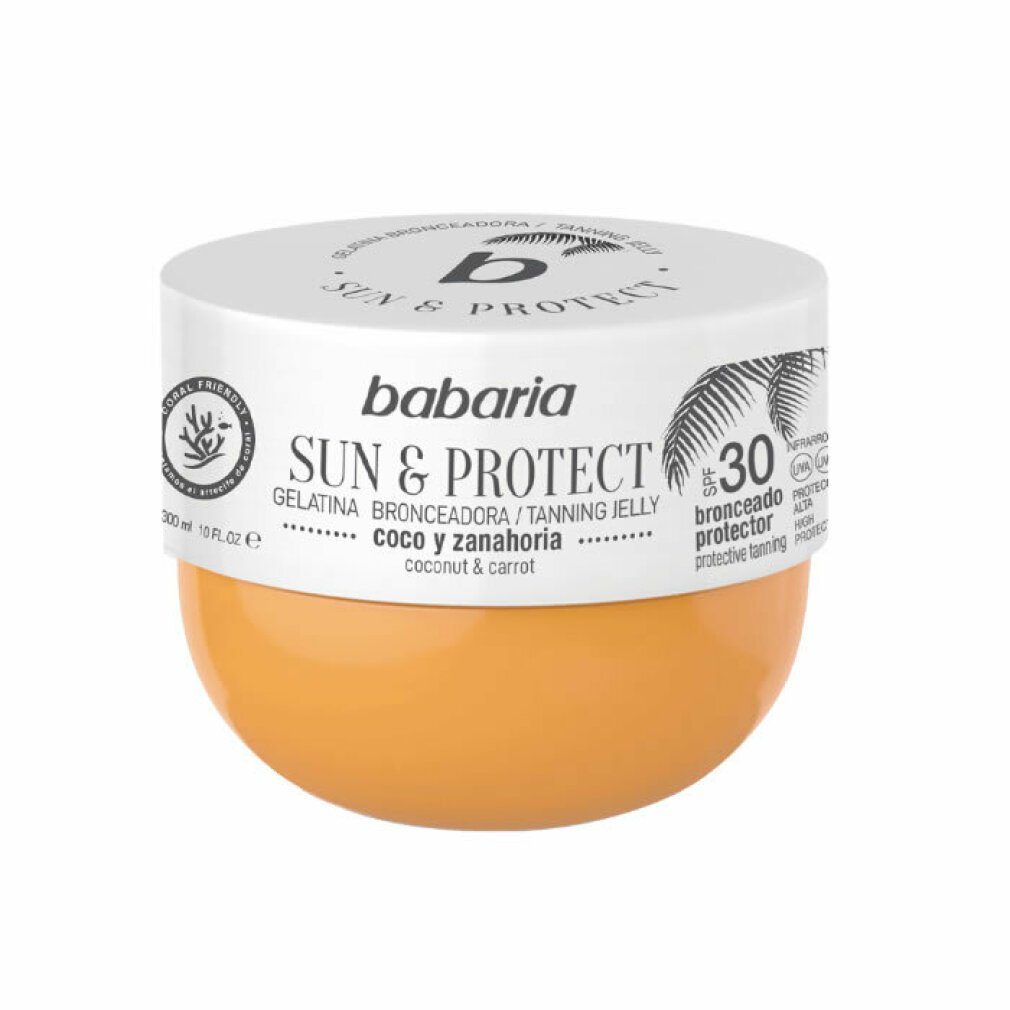 babaria Sonnenschutzpflege Tanning Jelly Sun & Protect Coconut And Carrot Spf30 300ml