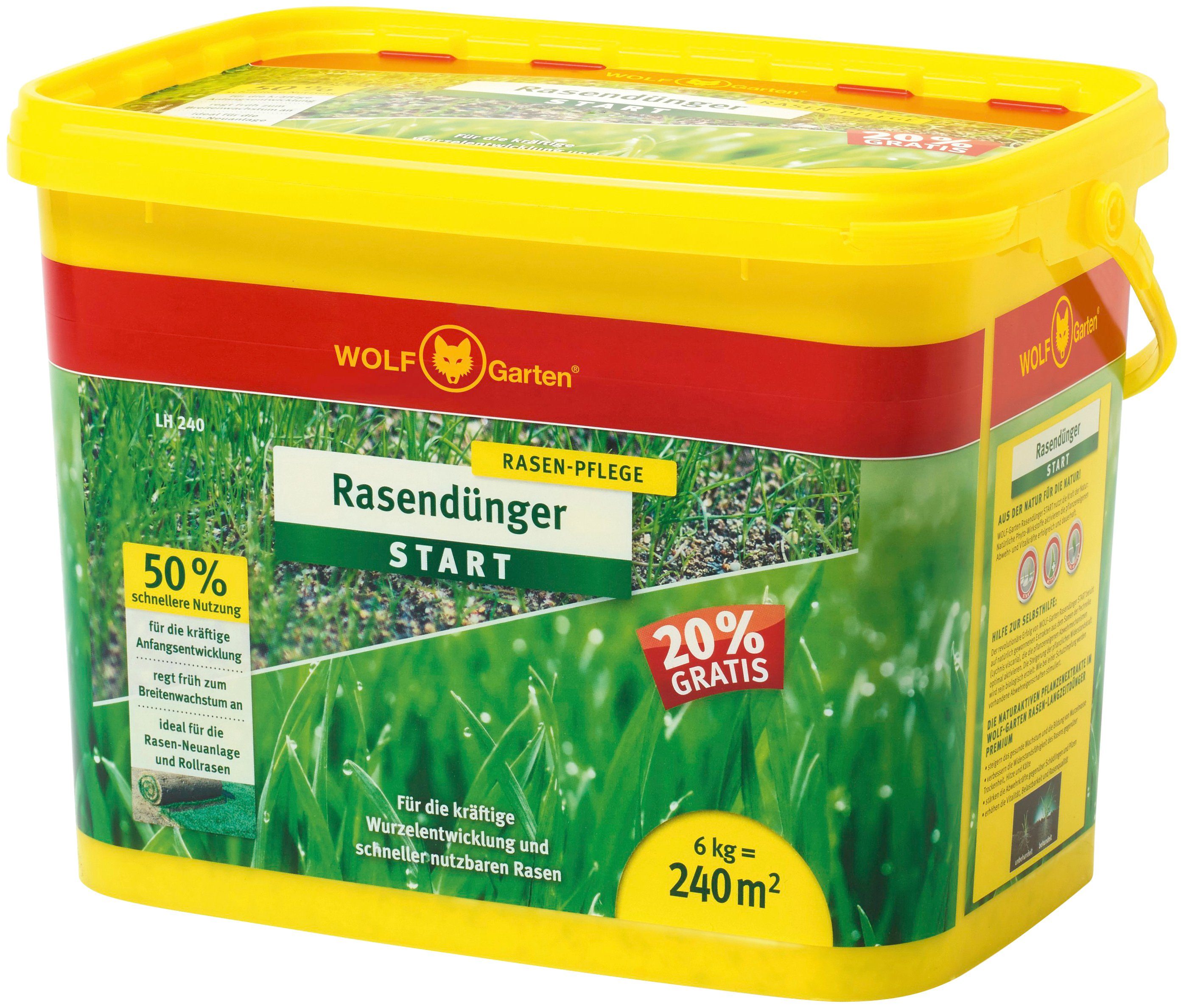 WOLFGarten Rasendünger »LH 240 START«, 6 kg OTTO
