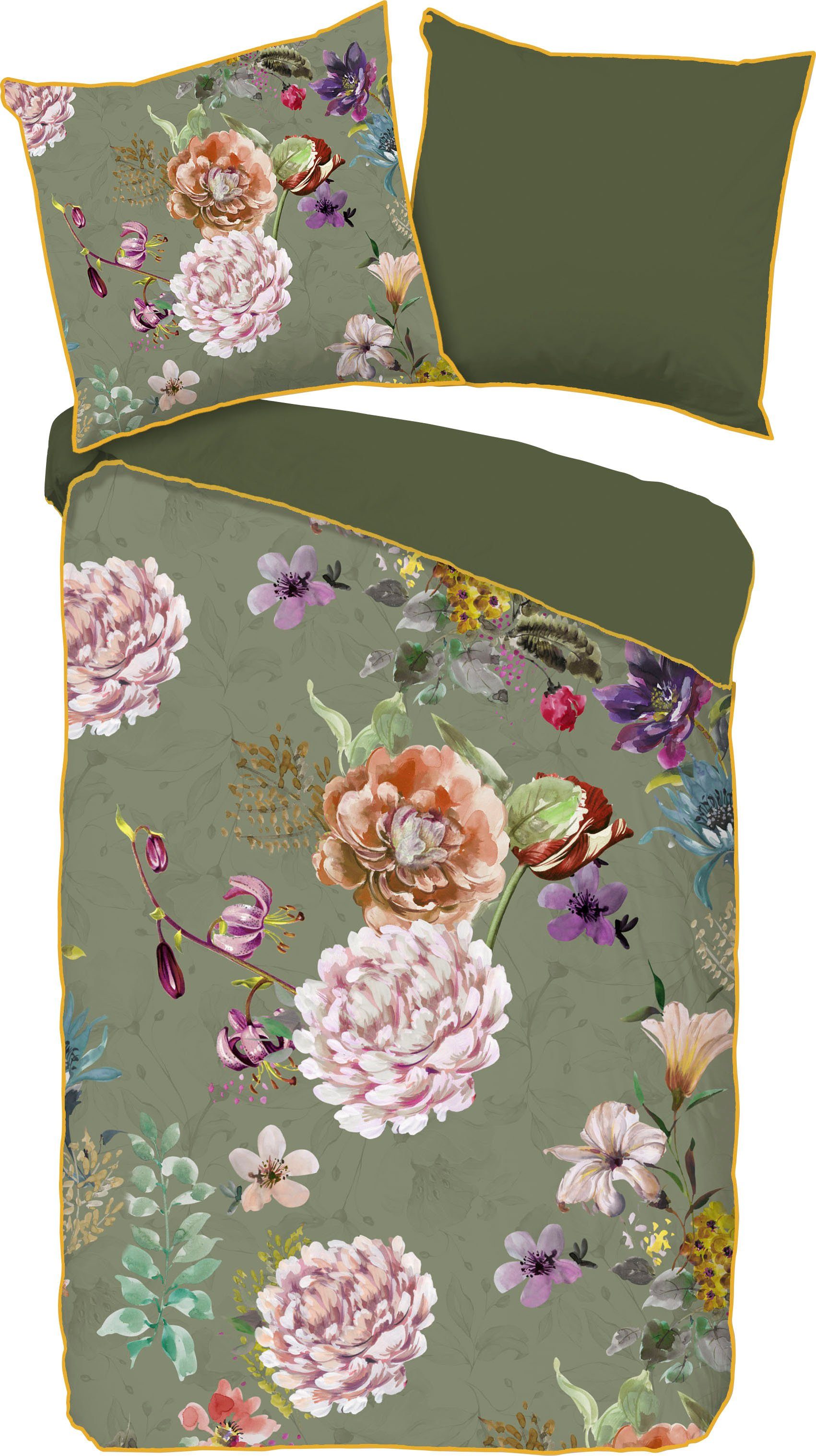 Descanso Wendebettwäsche Parma, Satin (Bio-Baumwolle), 2 günstig online kaufen