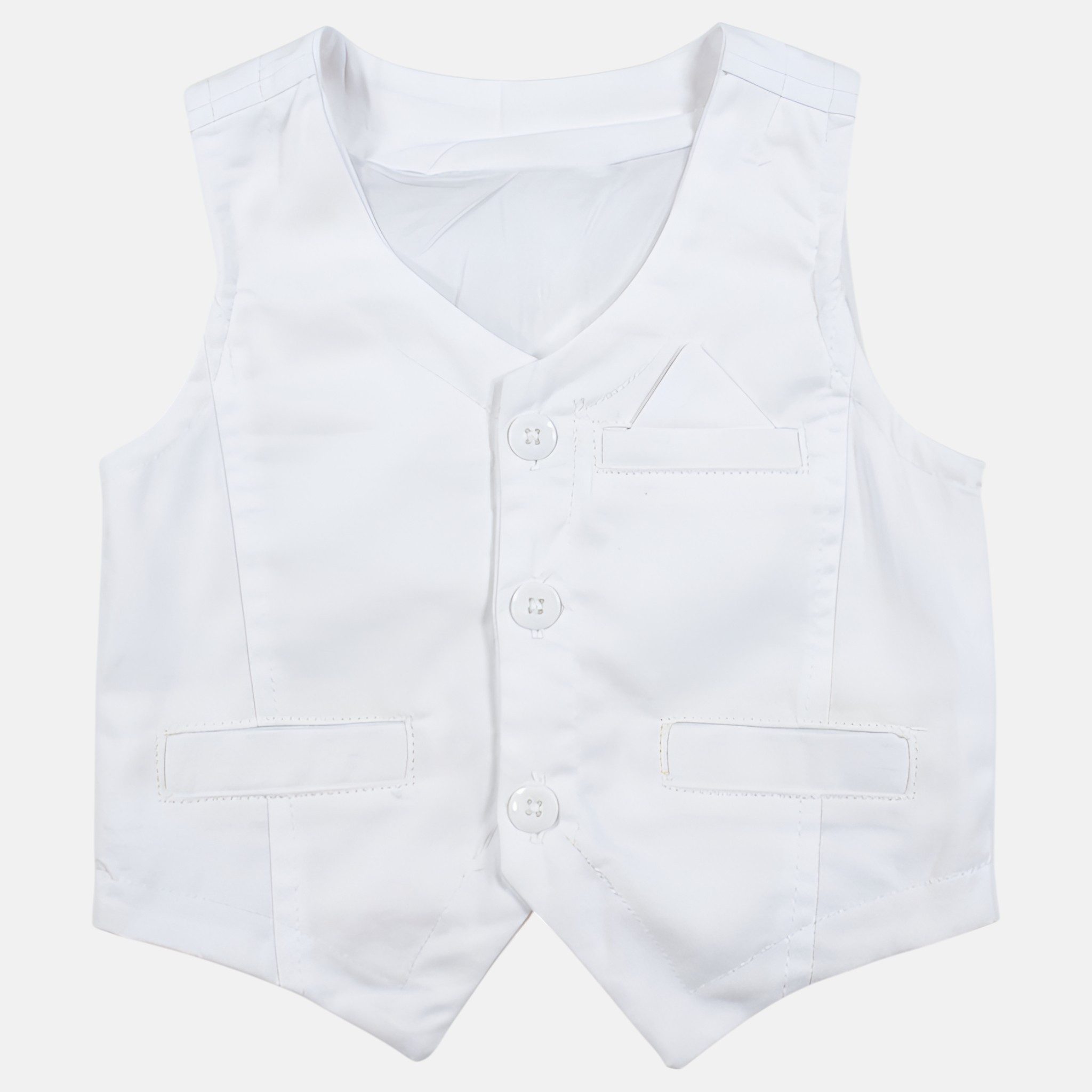 Tom Kids Kinderanzug Taufanzug festlicher Babyanzug Kleidung Taufe Hochzeit Feier (Set 3 Teile, Weste, Hose und Hemd) Hemd, Weste und Hose