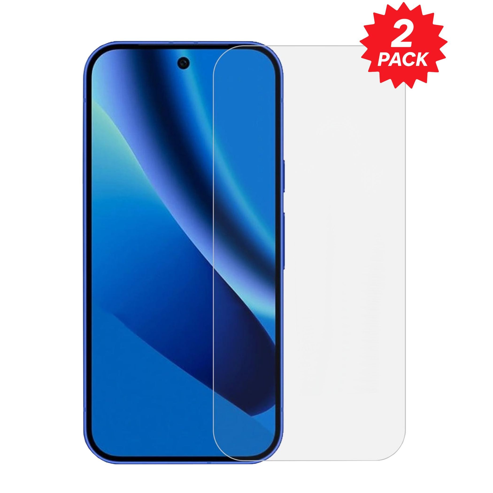 Wigento Handyhülle Für Google Pixel 10a 2x 2.5D 0.26mm 9H Hart Glas Display Schutzglas, Spar Set 0,26mm 9H 2.5D Hart Glas Folie, hoher Schutz