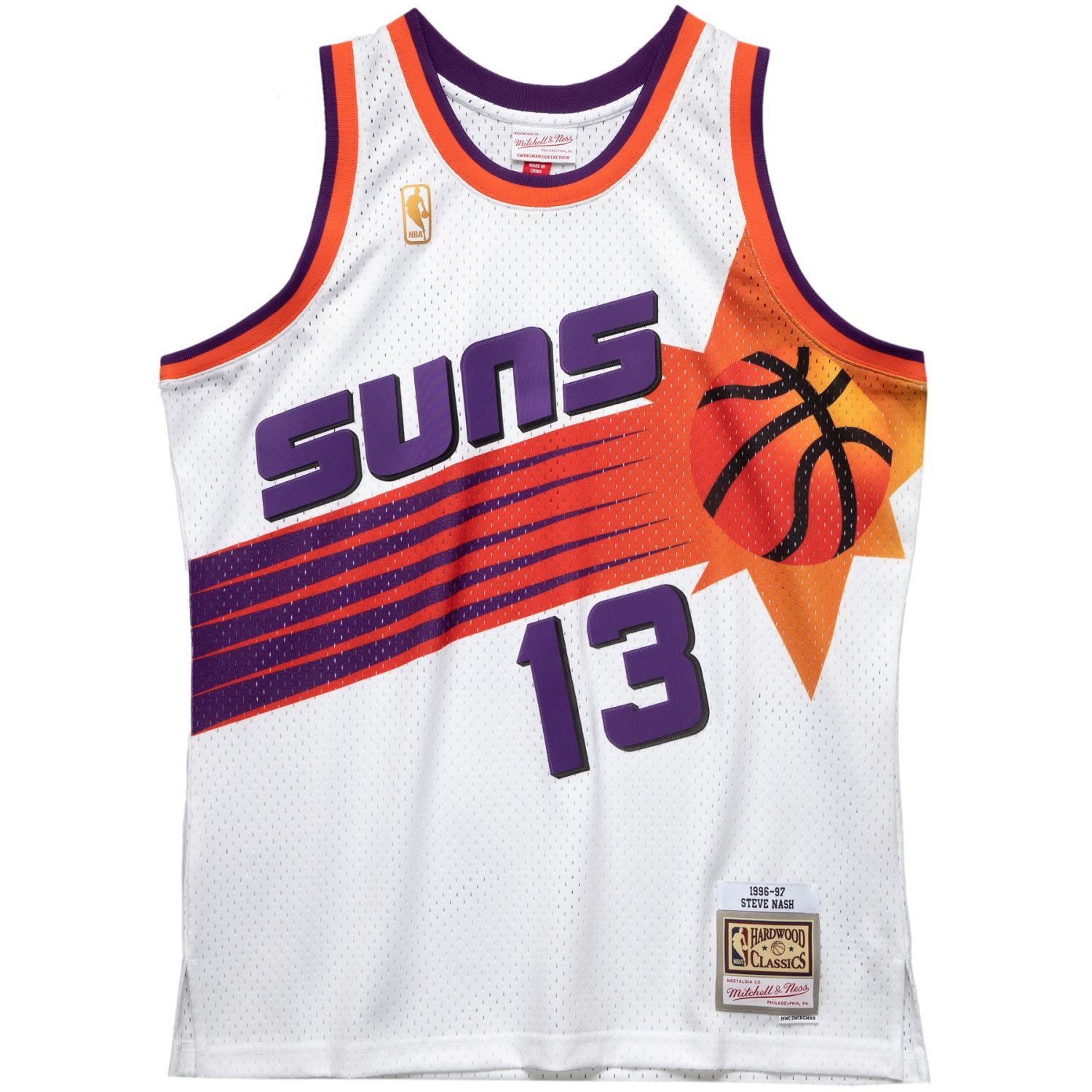Mitchell & Ness Basketballtrikot Swingman Jersey Phoenix Suns 199697 Steve Nash