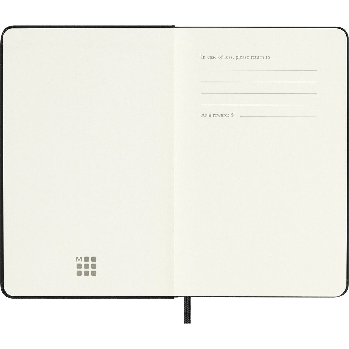 MOLESKINE Buchkalender Wochenkalender 18 Monate Pocket A6 1 Woche/2 Seiten horizontal fester