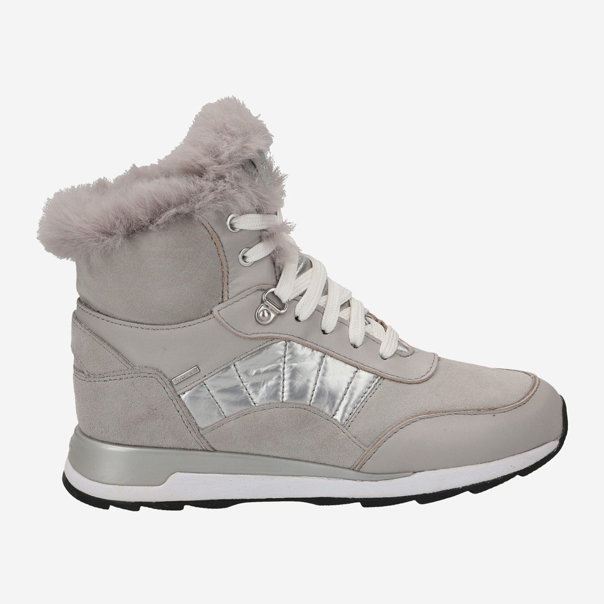 GEOX NEW ANEKO, Warmfutter, Boots in Grau für Damen Stiefel
