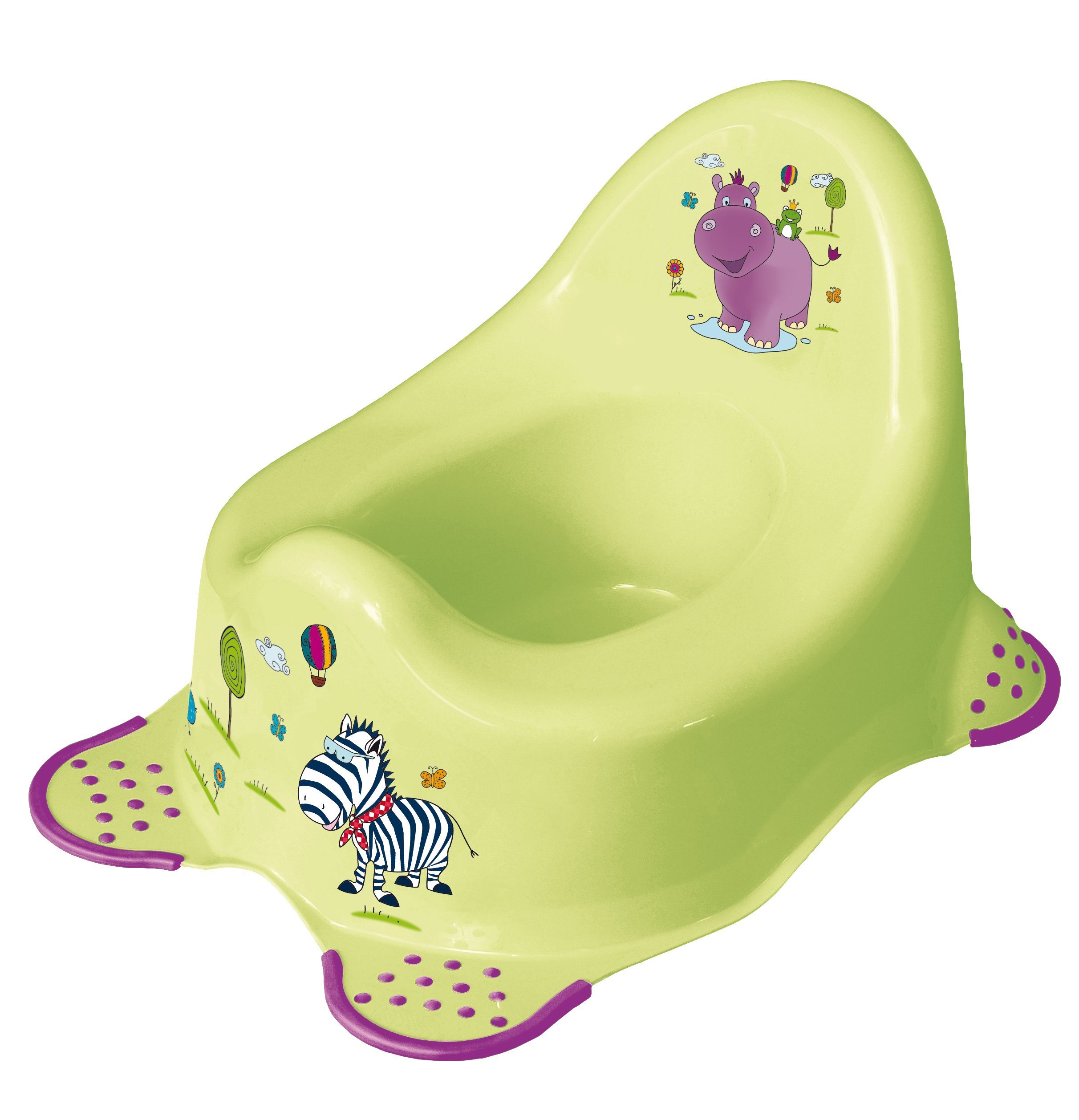 Töpfchen Kindertopf Hippo grün Topf Töpfchen Babytopf
