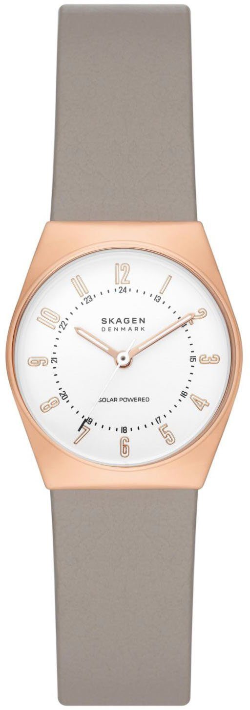 Skagen Solaruhr GRENEN LILLE SOLAR POWERED, SKW3079, Armbanduhr, Damenuhr, Nachhaltigkeitssiegel