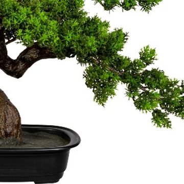 Kunstbonsai Kunstpflanze Deko Bonsai Myrte 40x40cm mit Topf künstlich Dekoration Myrte, TronicXL, Höhe 40 cm, im Topf