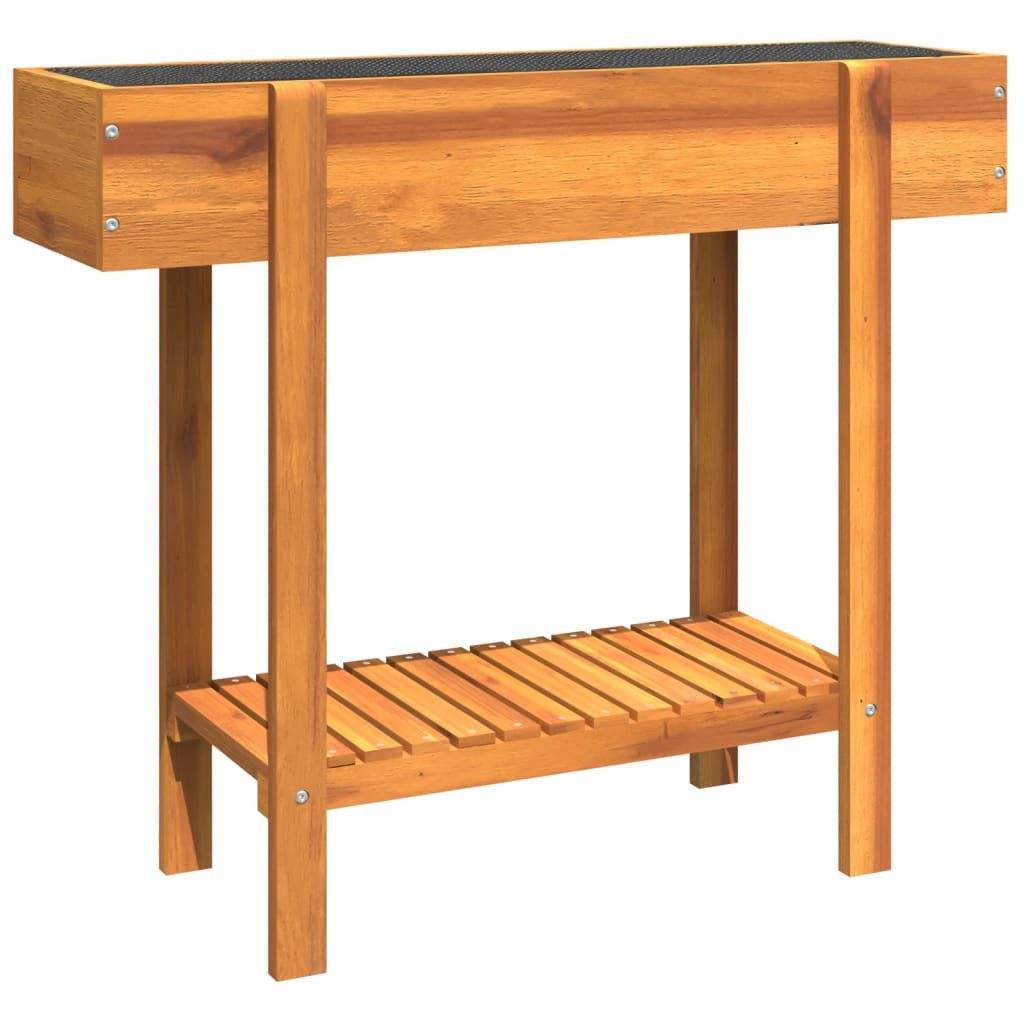 vidaXL Hochbeet Hochbeet 90x30x75 cm Massivholz