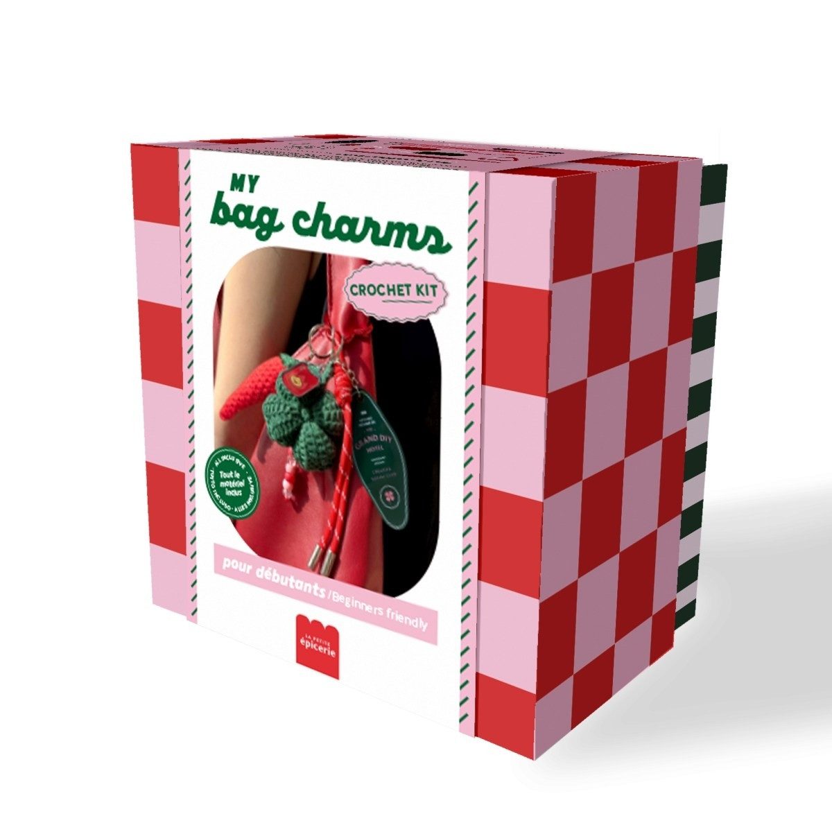 La Petite Epicerie Kreativset Häkelset DIY Anhänger mit Zubehör & Anleitung für Anfänger