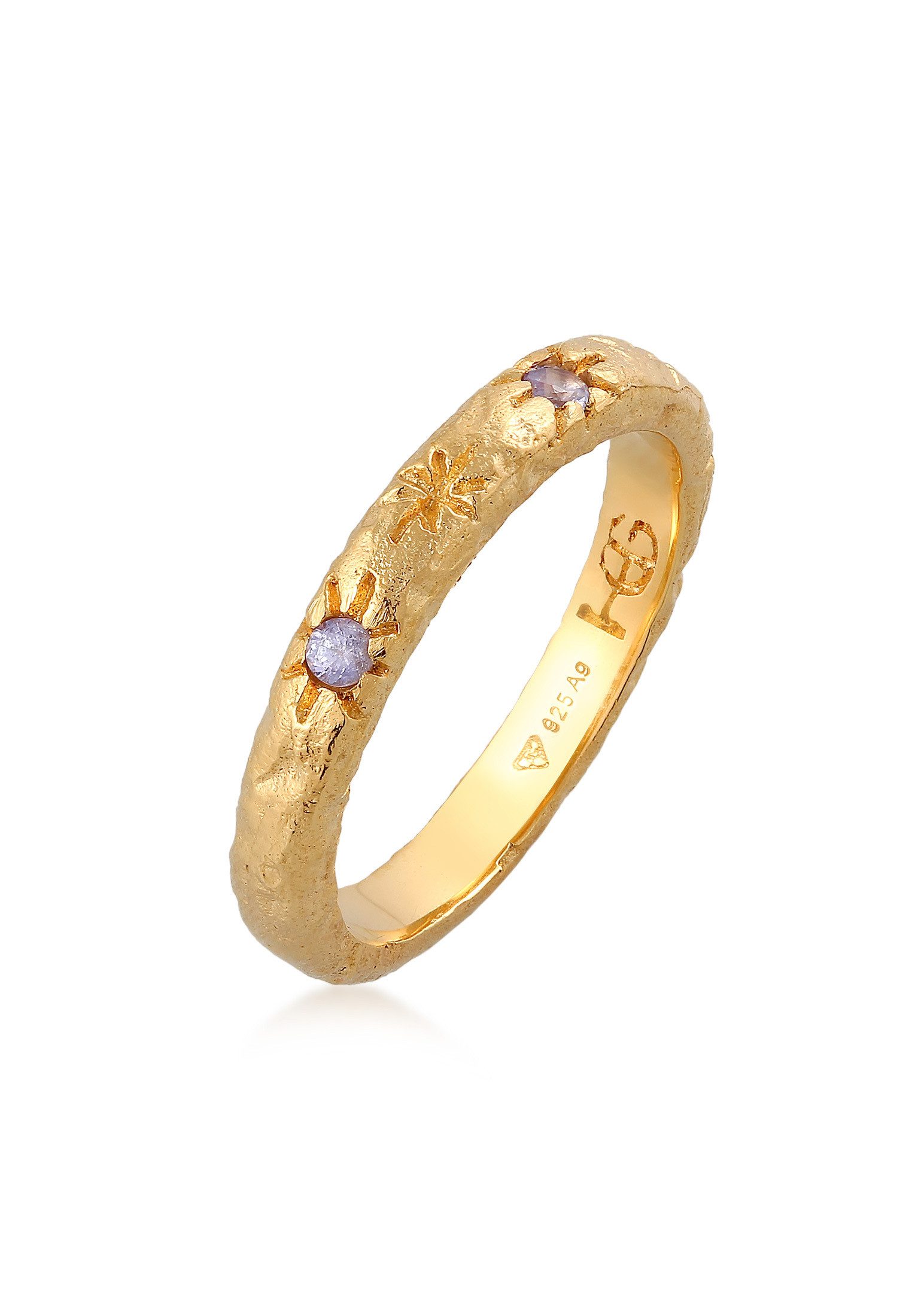 HAZE & GLORY Fingerring Bandring Stern Tansanite - Starlover 925 Silber