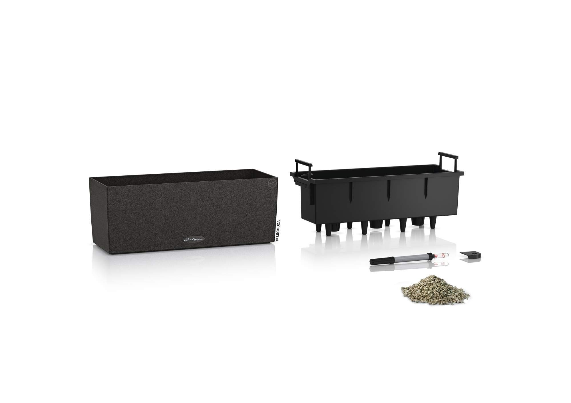 Lechuza® Balkonkasten Balconera Stone 50 graphitschwarz günstig online kaufen