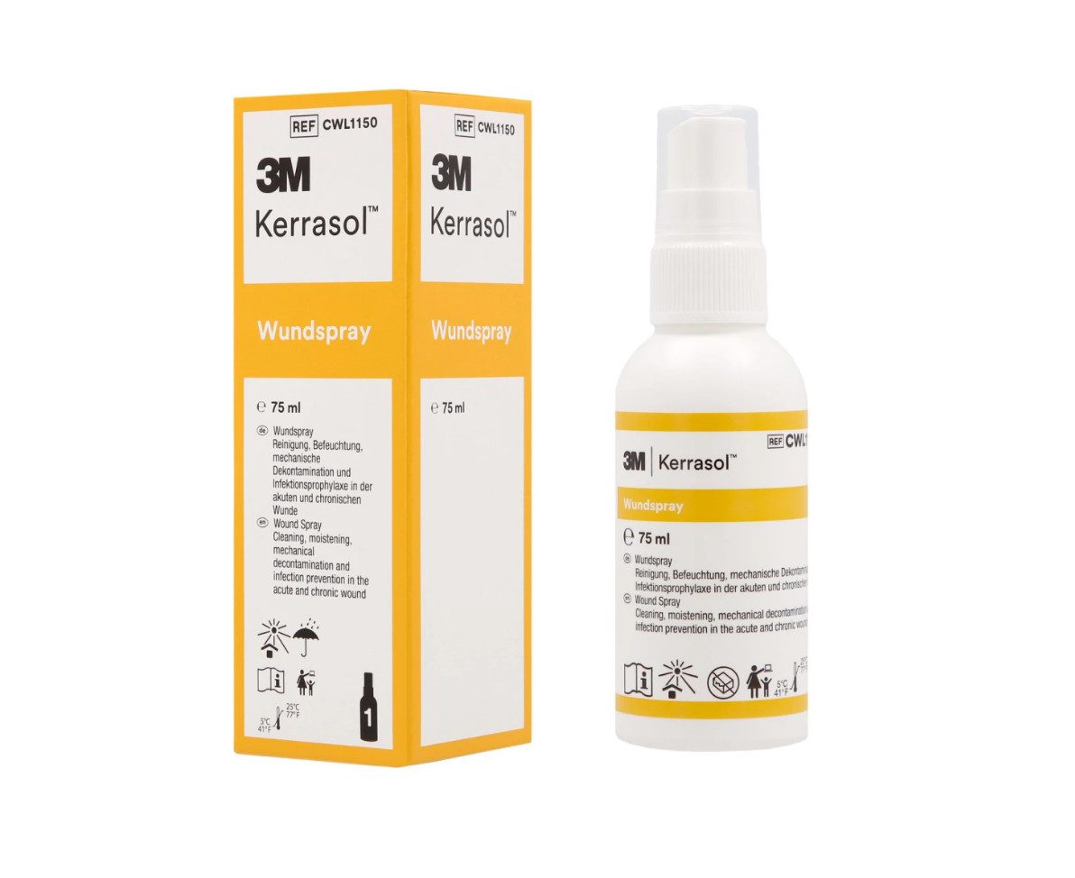 3M Deuschland GmbH Erste-Hilfe-Set 3M KERRASOL Wundspray 75ml, (1 St), Desinfektionsmittel für Haut