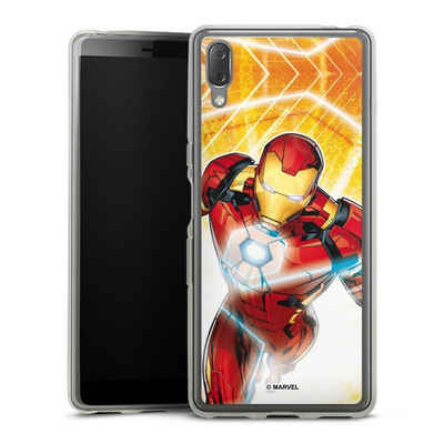 DeinDesign Handyhülle Iron Man on Fire, Sony Xperia L3 Silikon Hülle Bumper Case Handy Schutzhülle