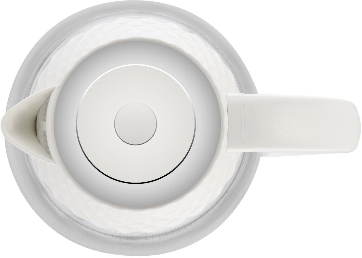 eta Wasserkocher Crystal ETA315490010, 1,7 l, 2200 W, in einem edlen Weiß, aus Glas und mit Beleuchtung – Bild 5 von 5