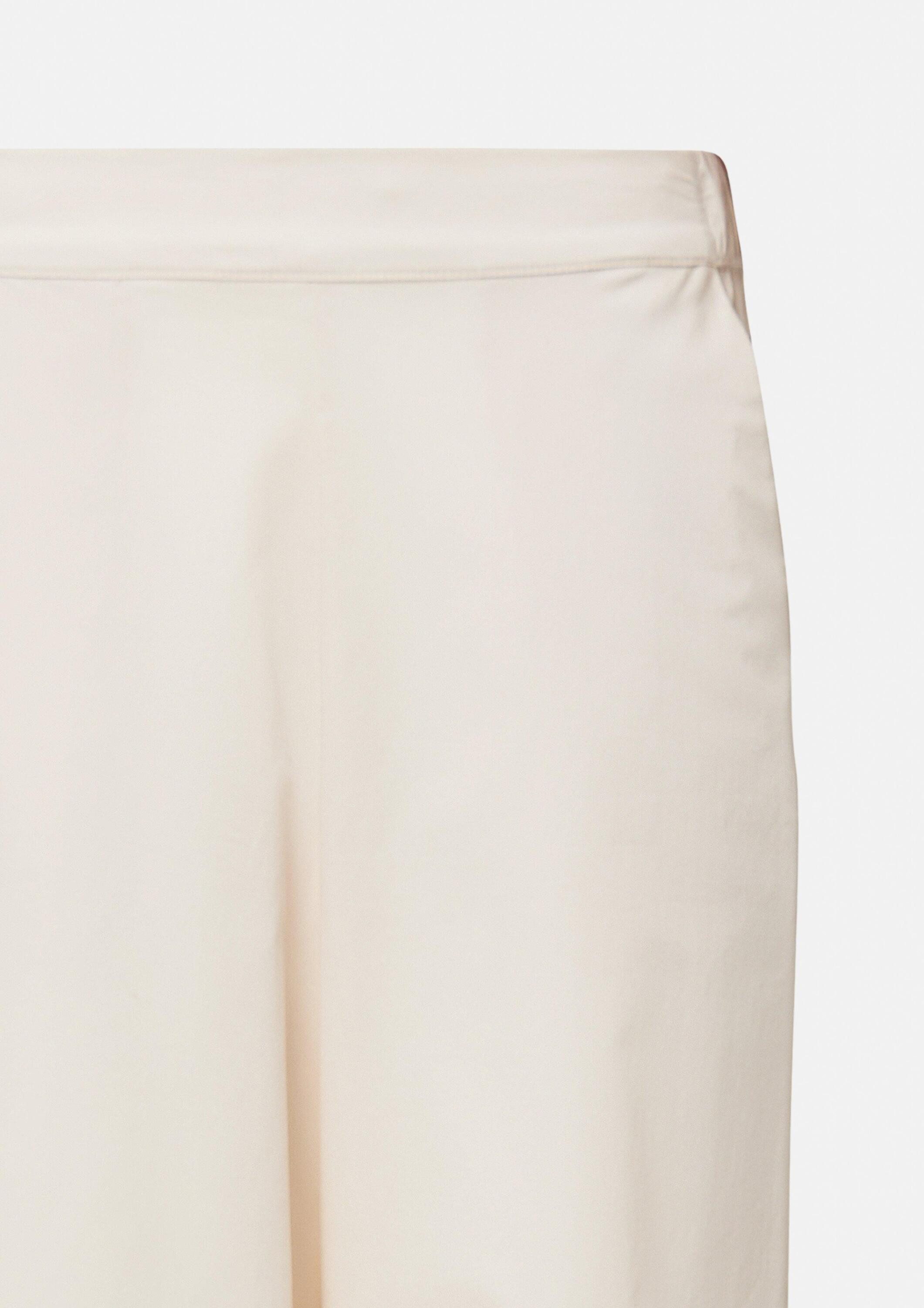 comma Culotte Hose Crop-Hose aus Popeline im Relaxed Fit