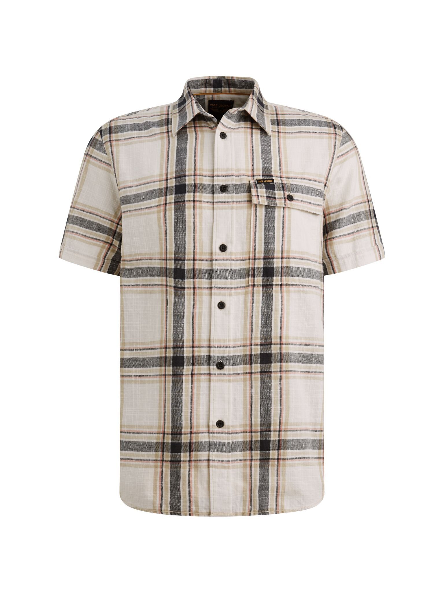 PME LEGEND Kurzarmhemd Short Sleeve Shirt Yarn Dyed Check - Freizeithemd - kariertes Herrenhe