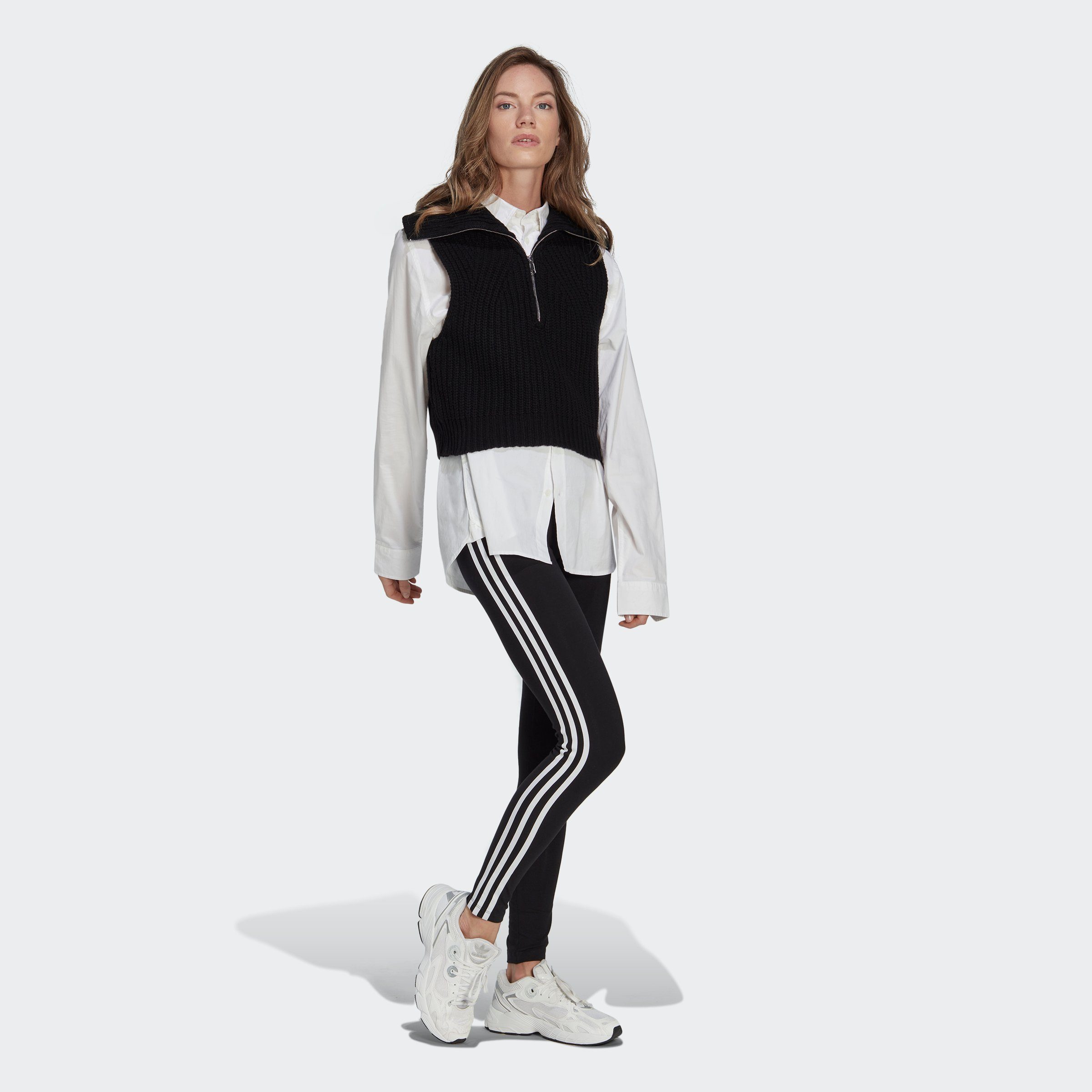 adidas Originals Leggings ADICOLOR CLASSICS Black 3-STREIFEN (1-tlg)