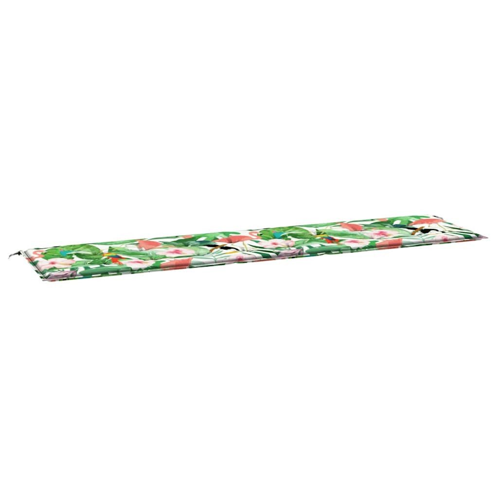 vidaXL Sitzauflage Gartenbank-Auflage Mehrfarbig 200x50x4 cm günstig online kaufen
