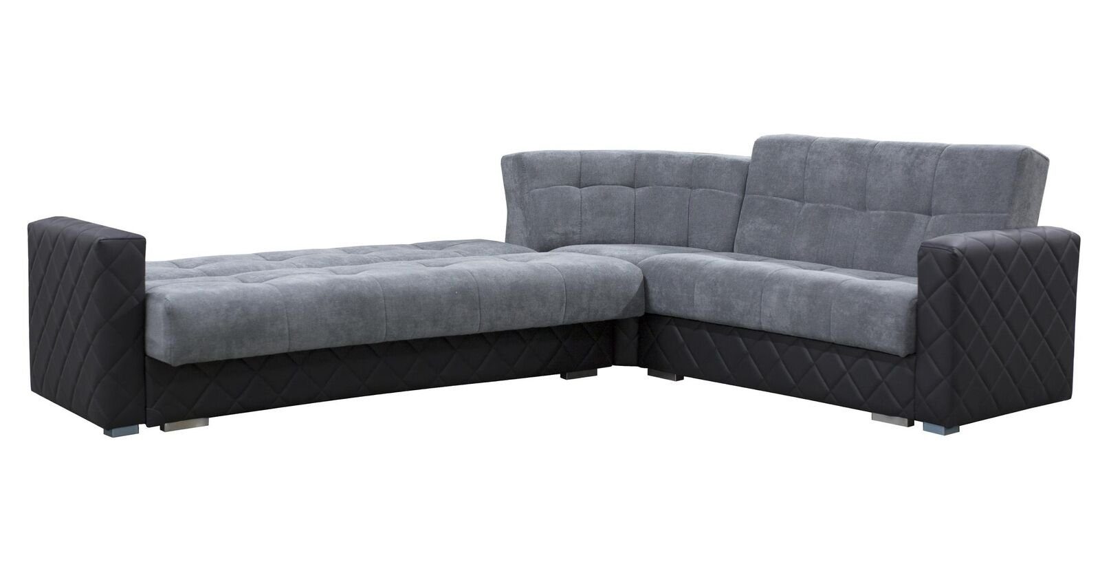 L Ecken Luxus Textil Ecksofa, Modern Wohnlandschaft Couch Stoff Form Sofa JVmoebel