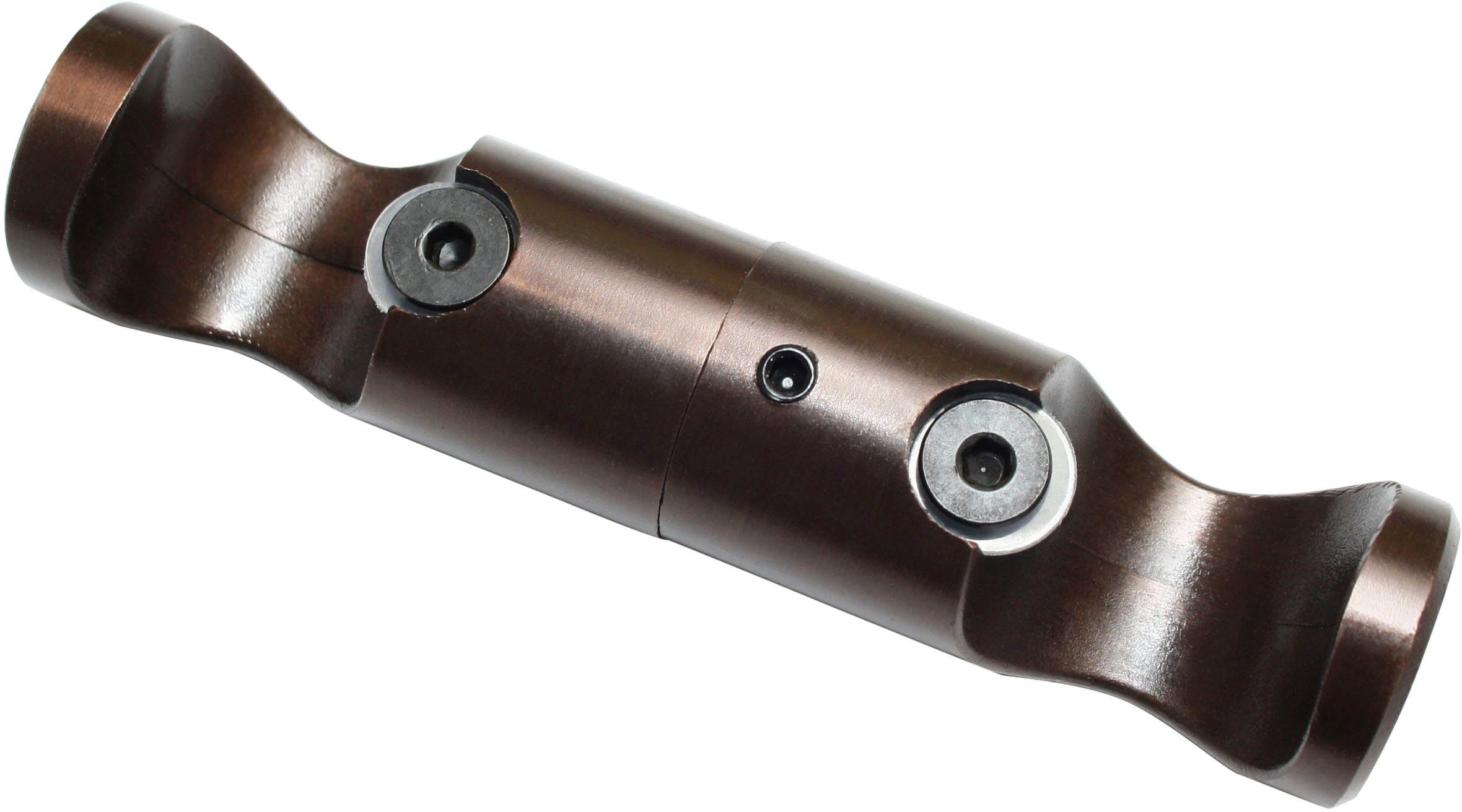 Deckenträger Adapter Verbindungselement für Gardinenstangen, GARDINIA, (1-tlg), Serie Einzelprogramm Chicago Ø 20 mm bronzefarben